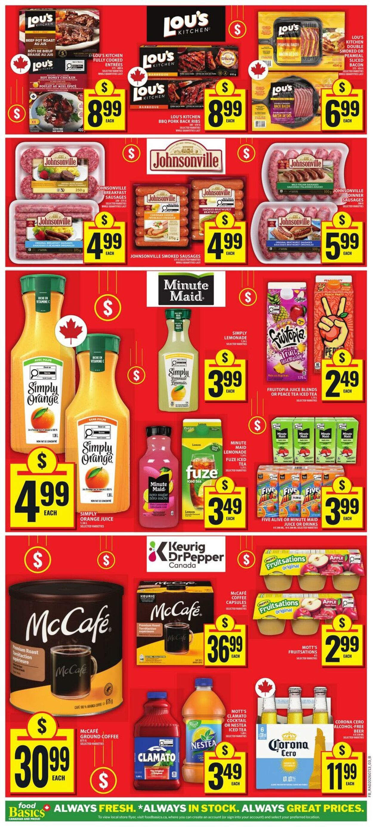 Circulaire Food Basics 16.07.2026 - 22.07.2026