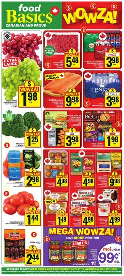 Circulaire Food Basics 16.07.2026 - 22.07.2026
