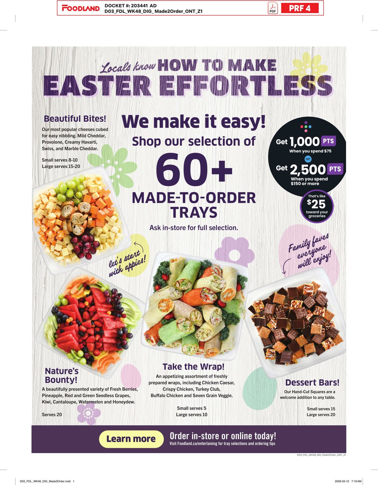 Circulaire Foodland 26.03.2026 - 01.04.2026