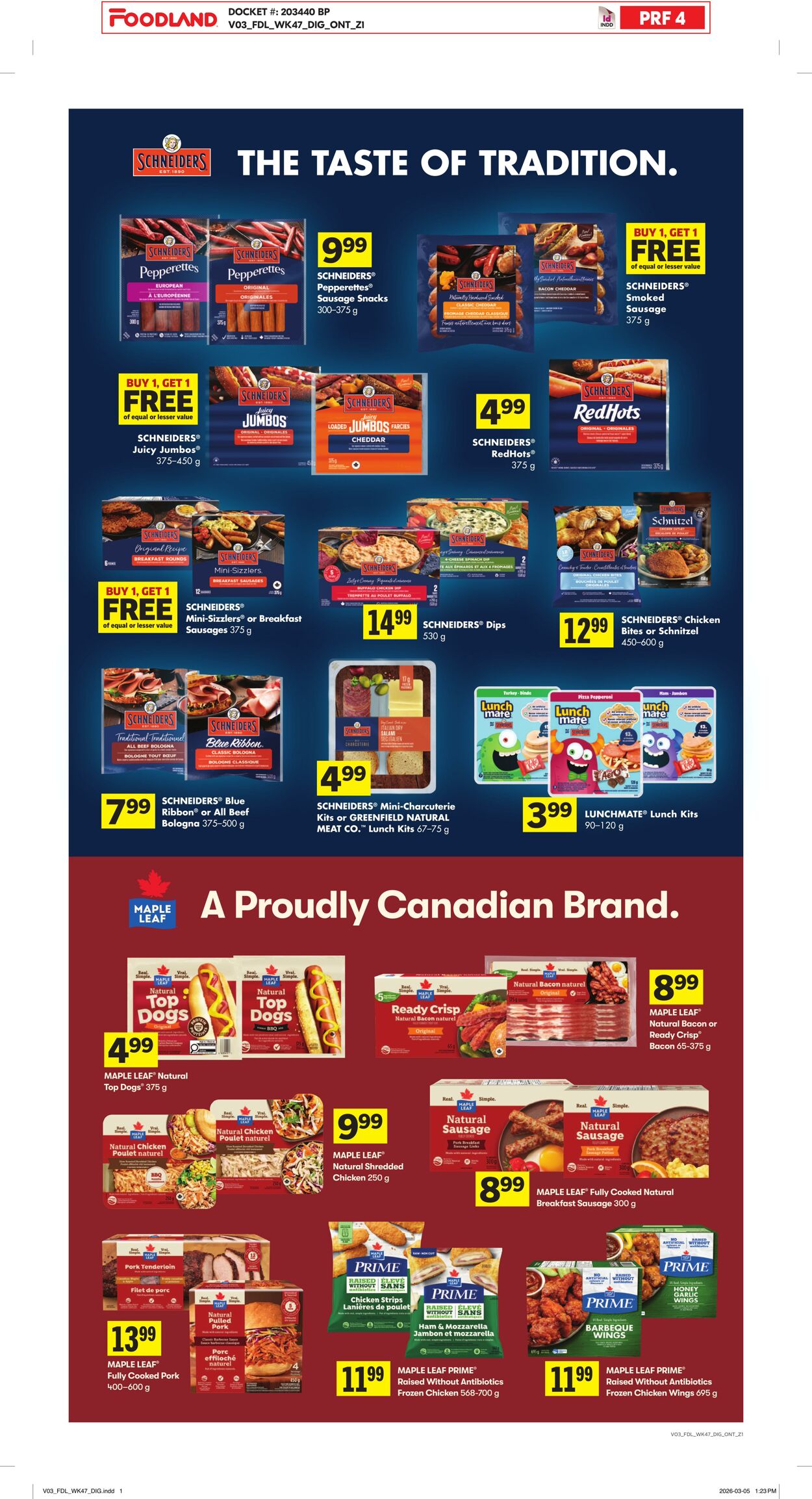 Circulaire Foodland 19.03.2026 - 25.03.2026
