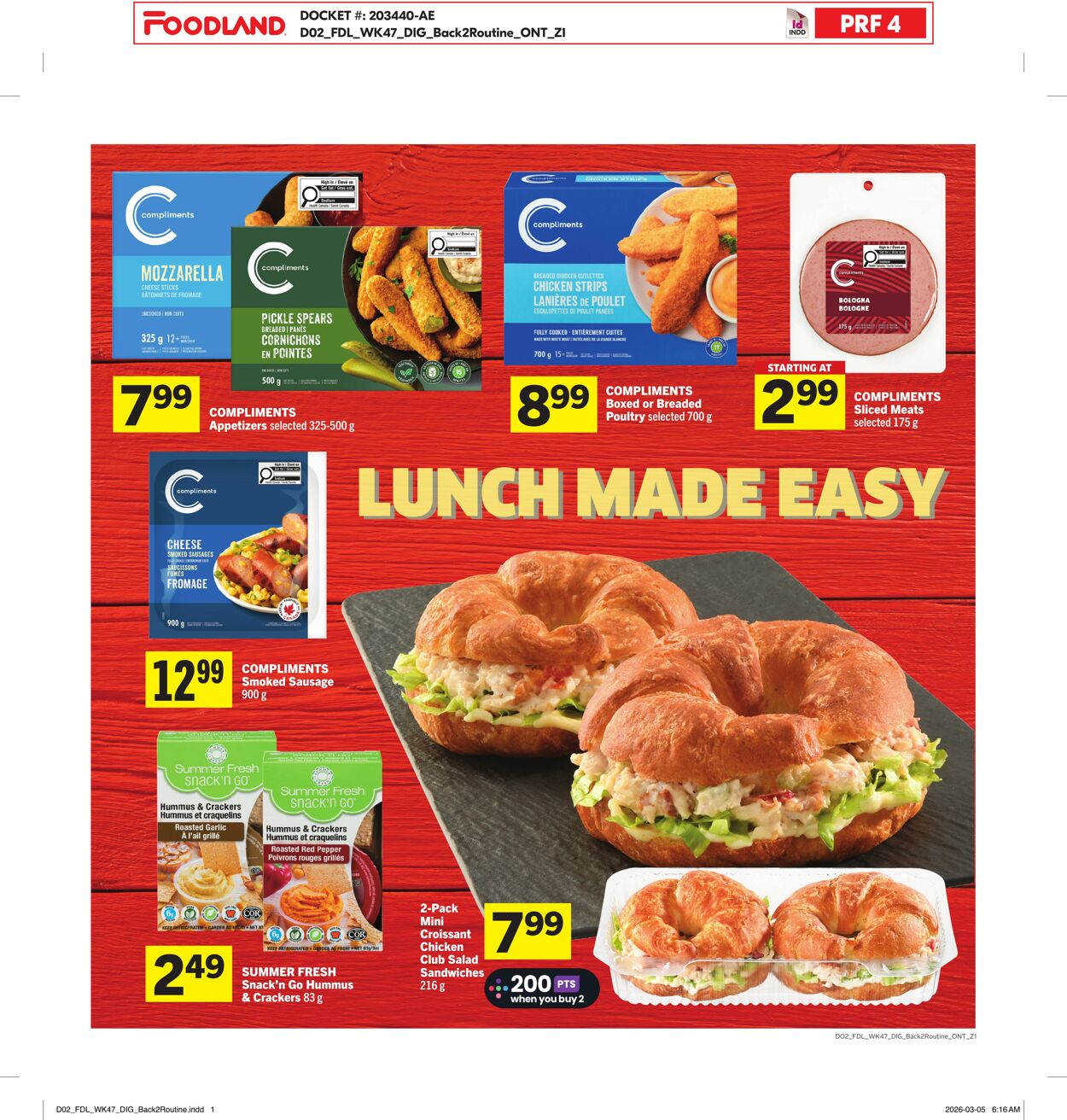 Circulaire Foodland 19.03.2026 - 25.03.2026