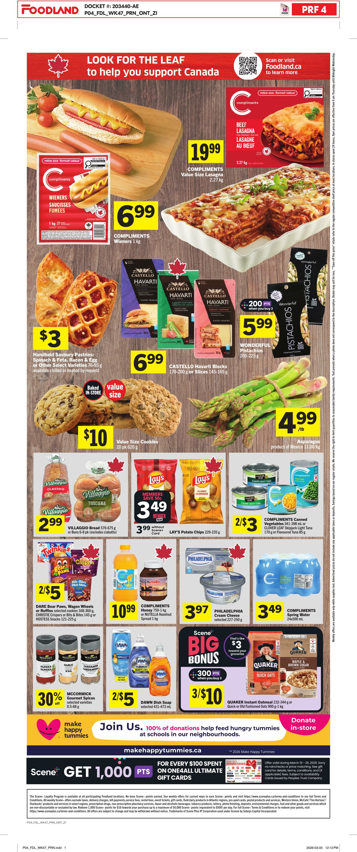 Circulaire Foodland 19.03.2026 - 25.03.2026