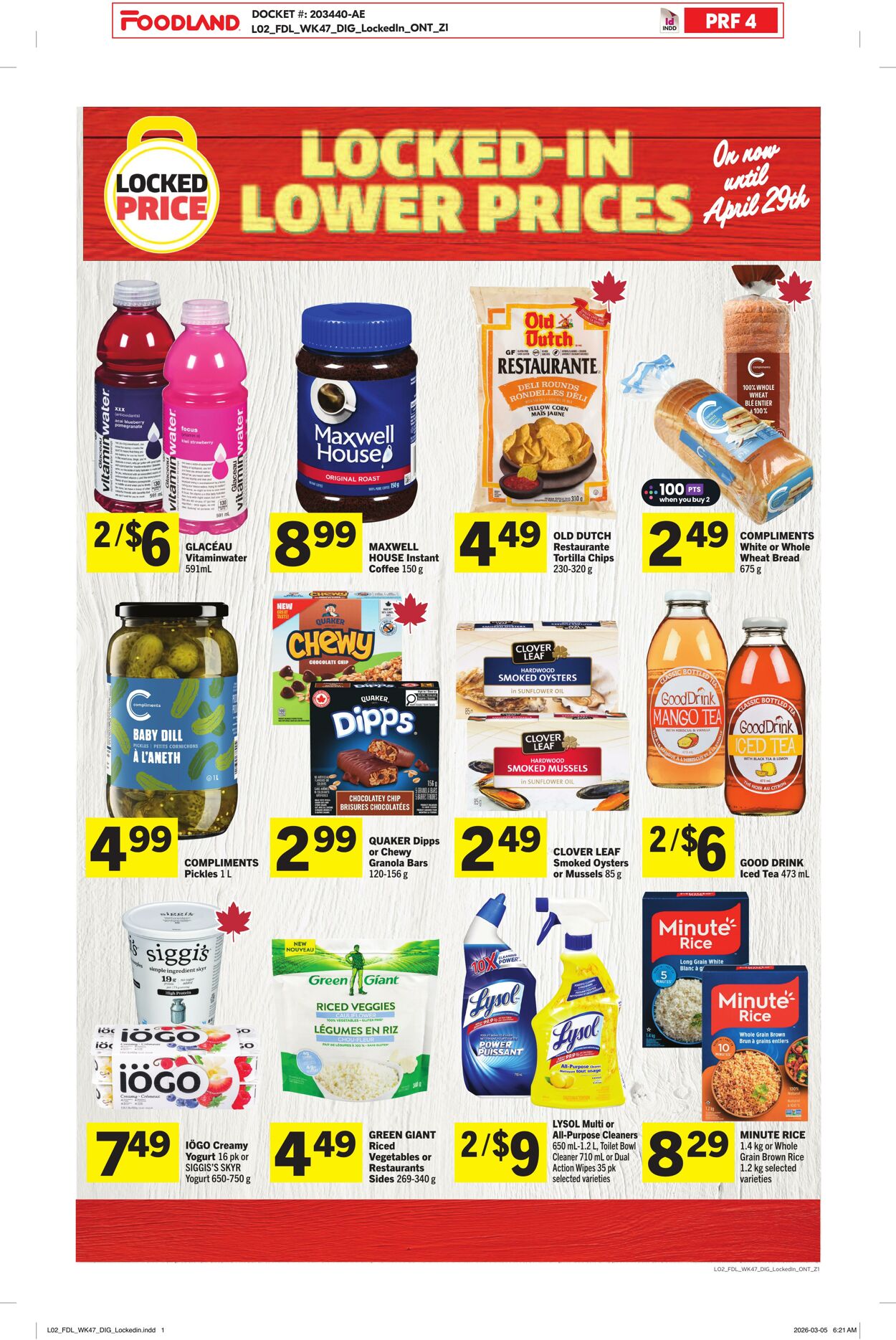 Circulaire Foodland 19.03.2026 - 25.03.2026