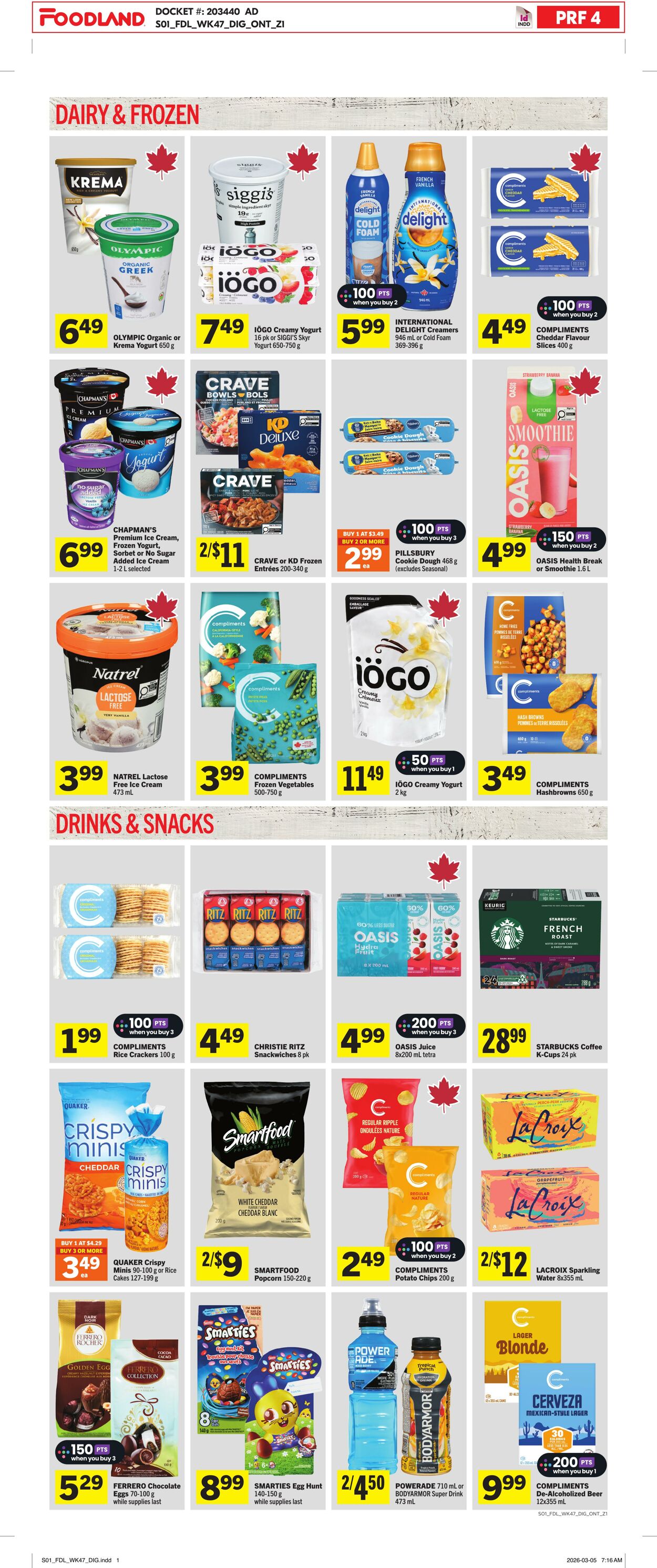 Circulaire Foodland 19.03.2026 - 25.03.2026