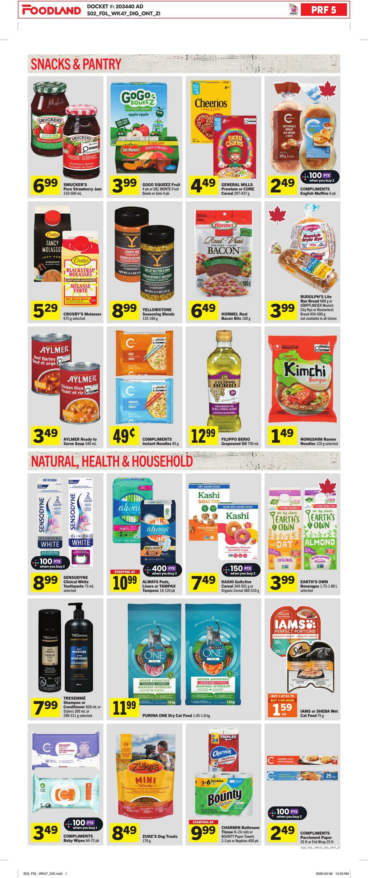 Circulaire Foodland 19.03.2026 - 25.03.2026