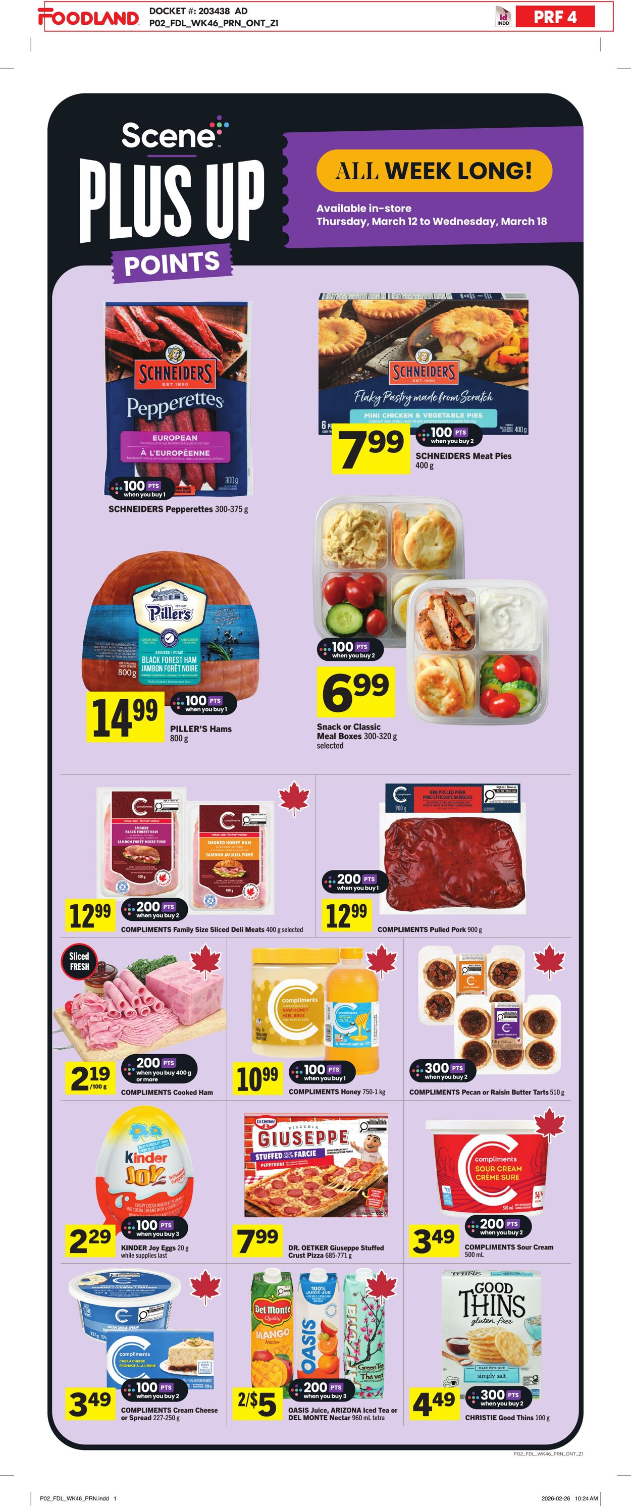 Circulaire Foodland 12.03.2026 - 18.03.2026