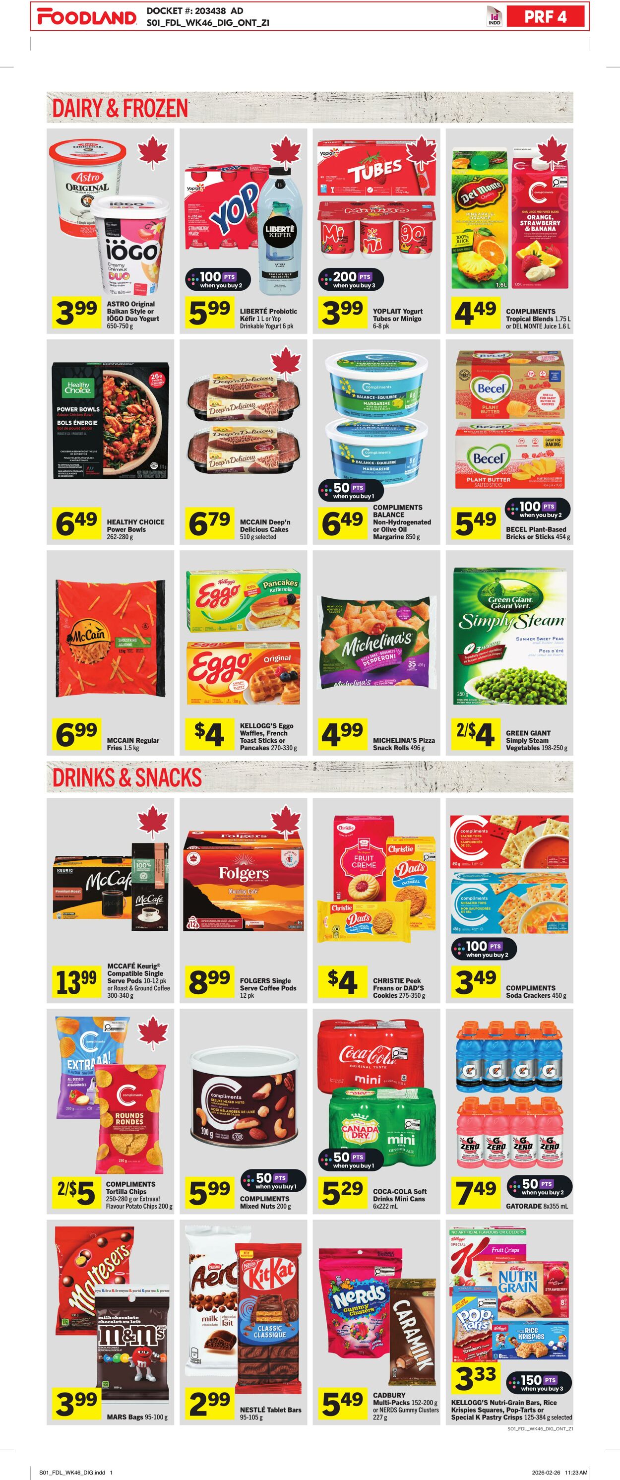 Circulaire Foodland 12.03.2026 - 18.03.2026
