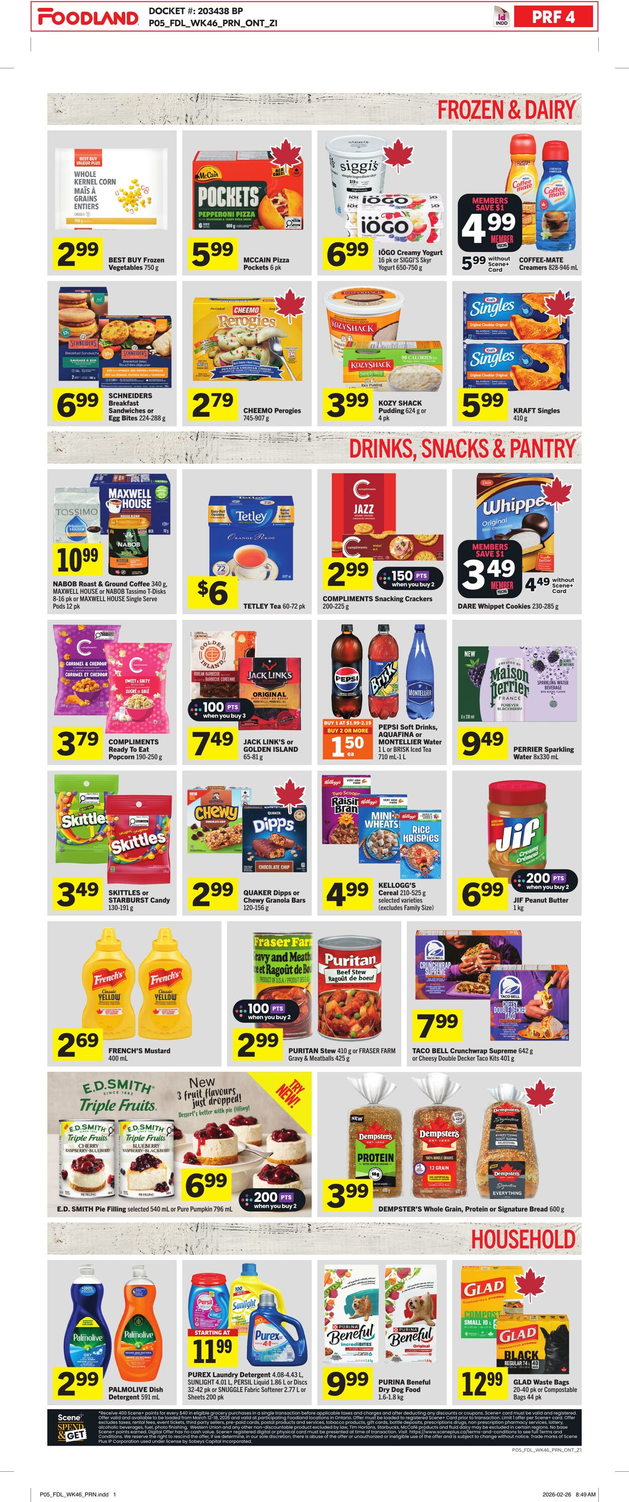 Circulaire Foodland 12.03.2026 - 18.03.2026