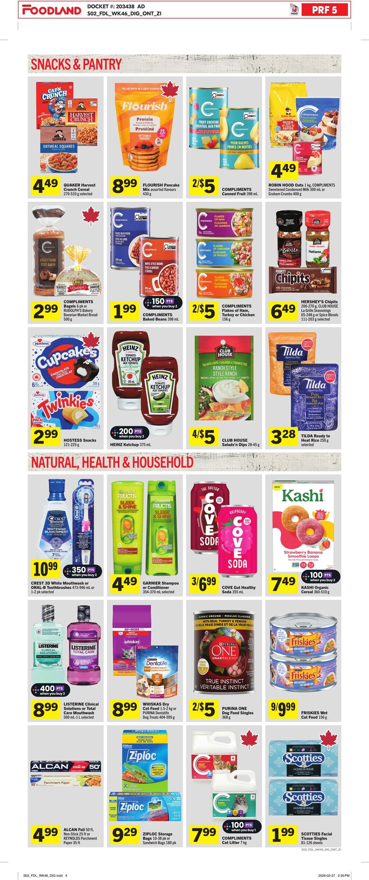 Circulaire Foodland 12.03.2026 - 18.03.2026