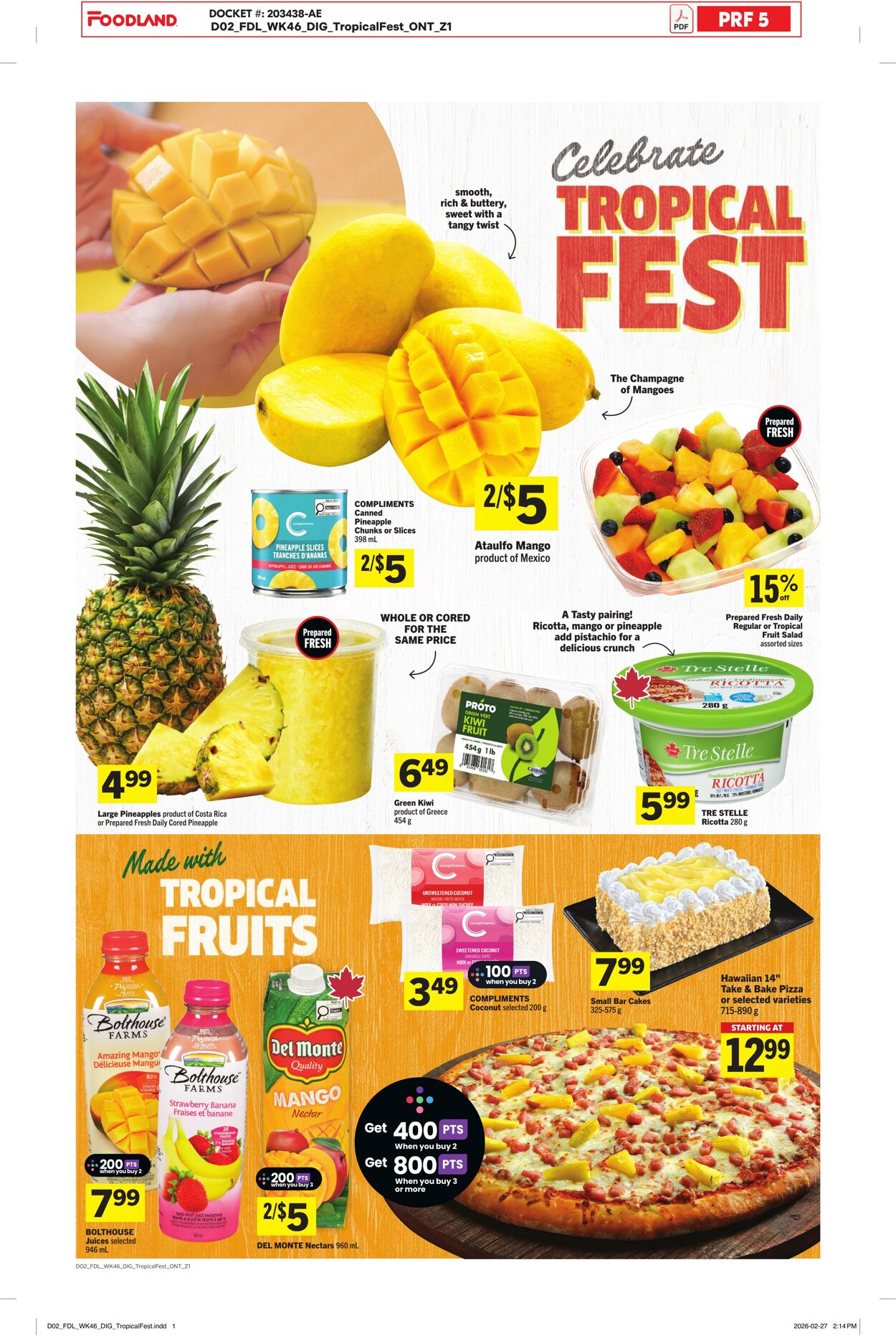 Circulaire Foodland 12.03.2026 - 18.03.2026
