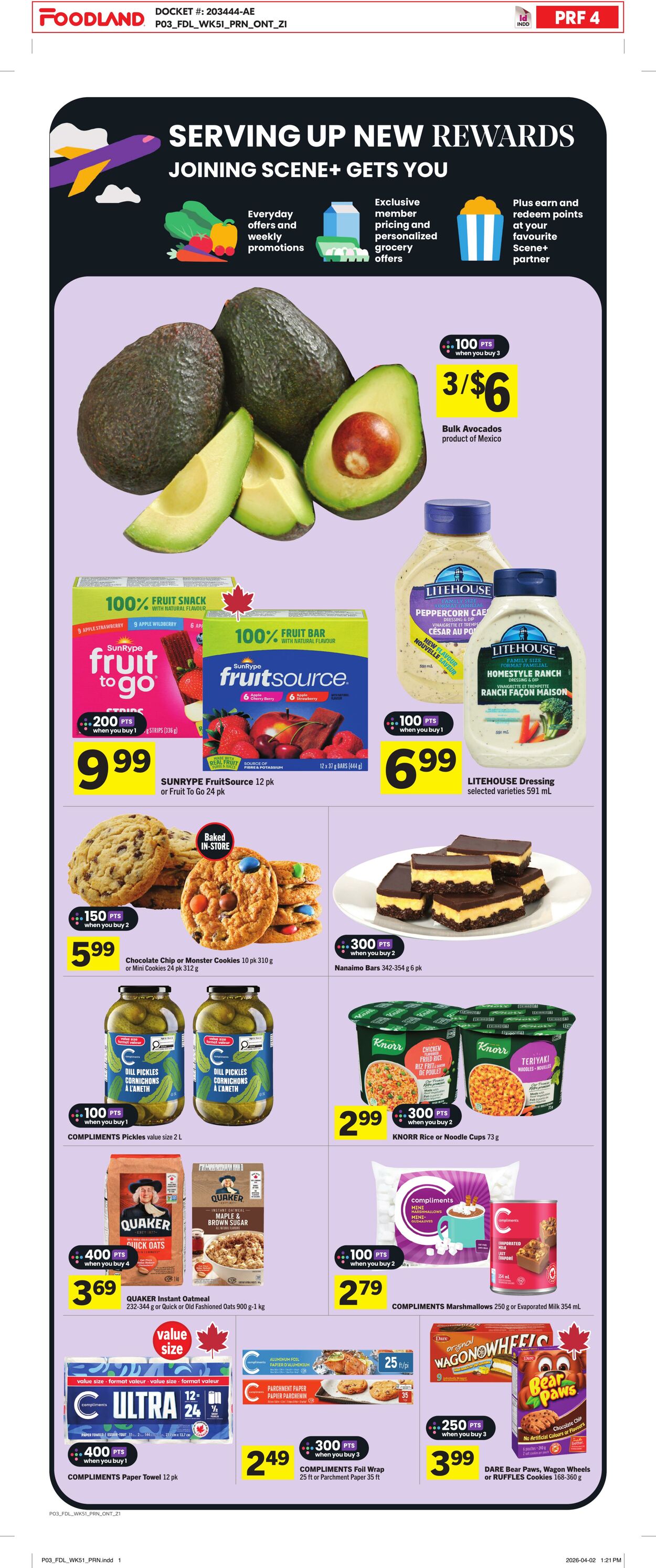Circulaire Foodland 16.04.2026 - 22.04.2026