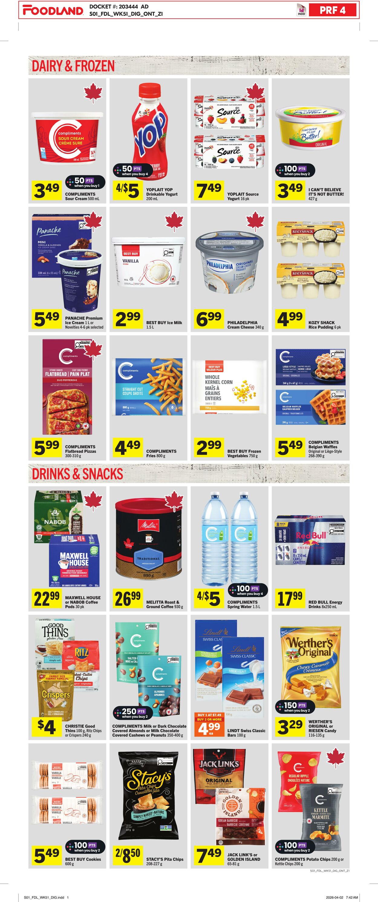 Circulaire Foodland 16.04.2026 - 22.04.2026