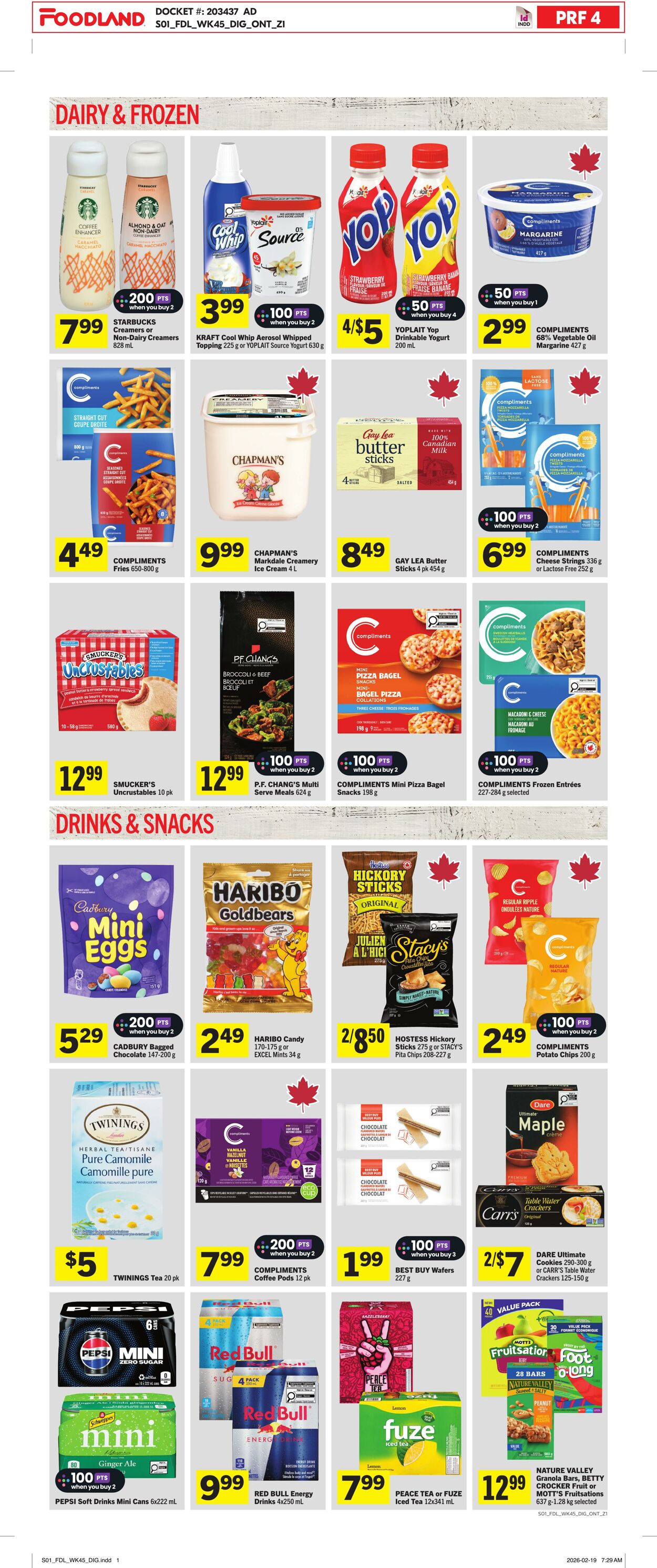 Circulaire Foodland 05.03.2026 - 11.03.2026