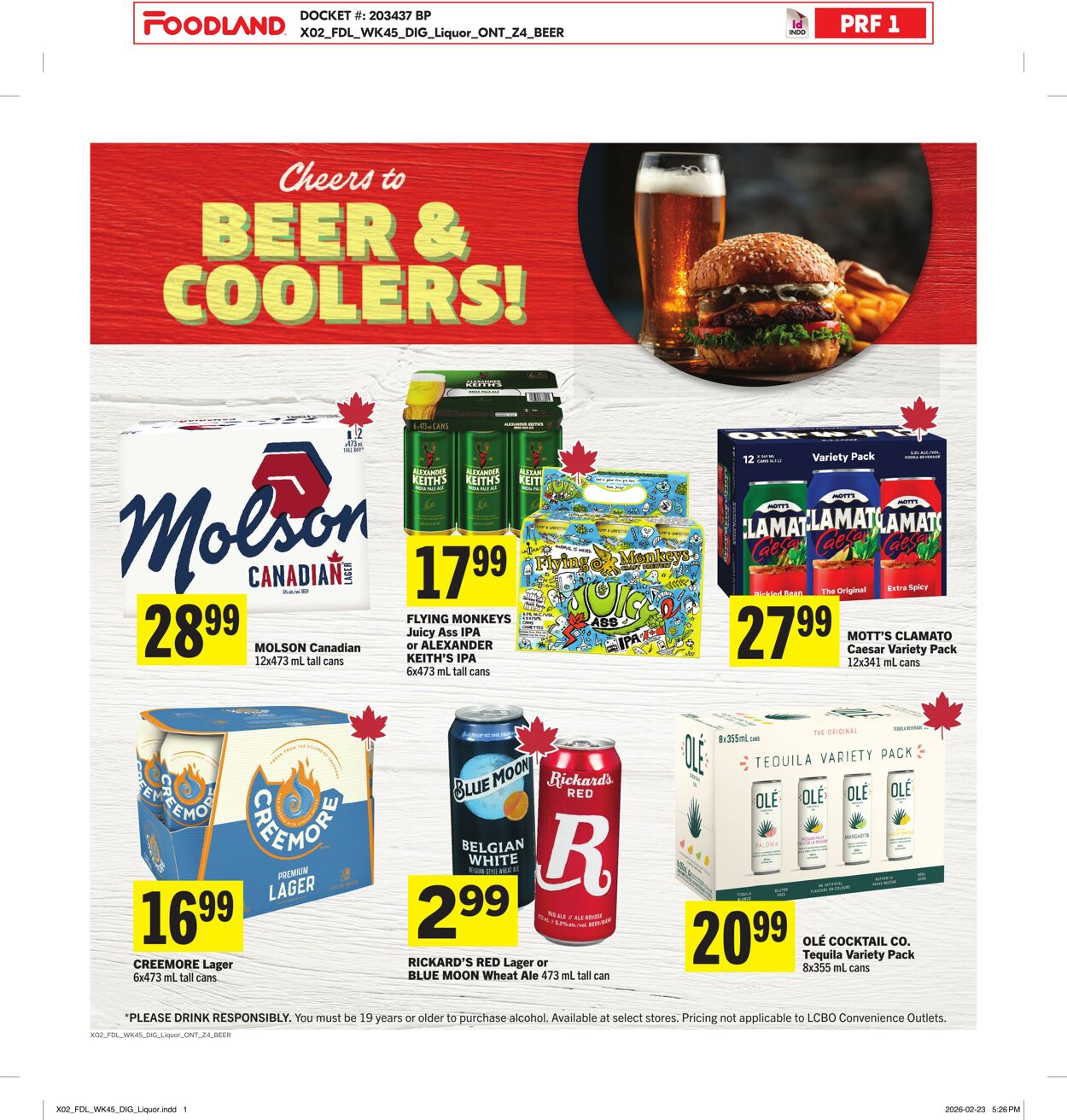 Circulaire Foodland 05.03.2026 - 11.03.2026