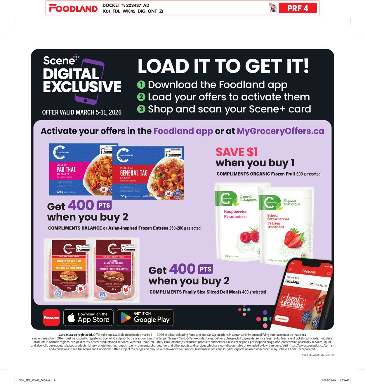 Circulaire Foodland 05.03.2026 - 11.03.2026