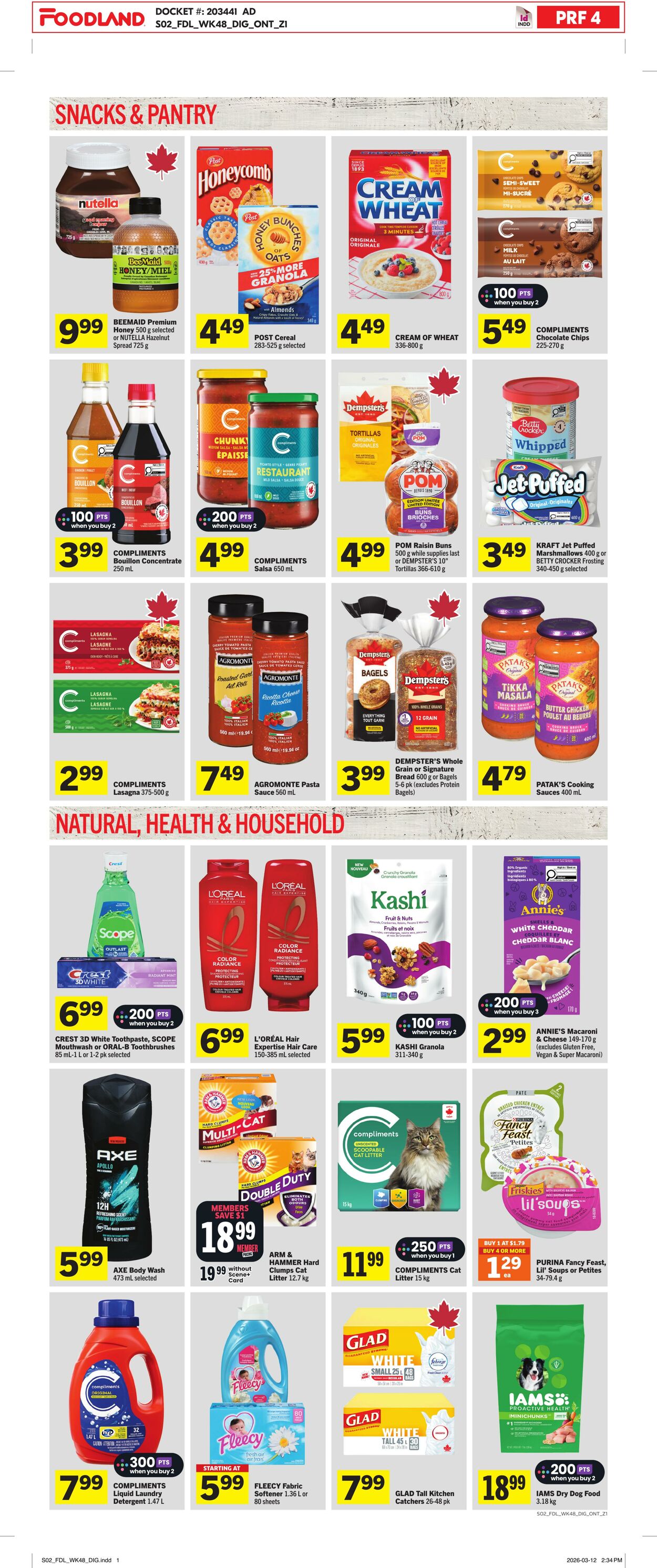 Circulaire Foodland 26.03.2026 - 01.04.2026