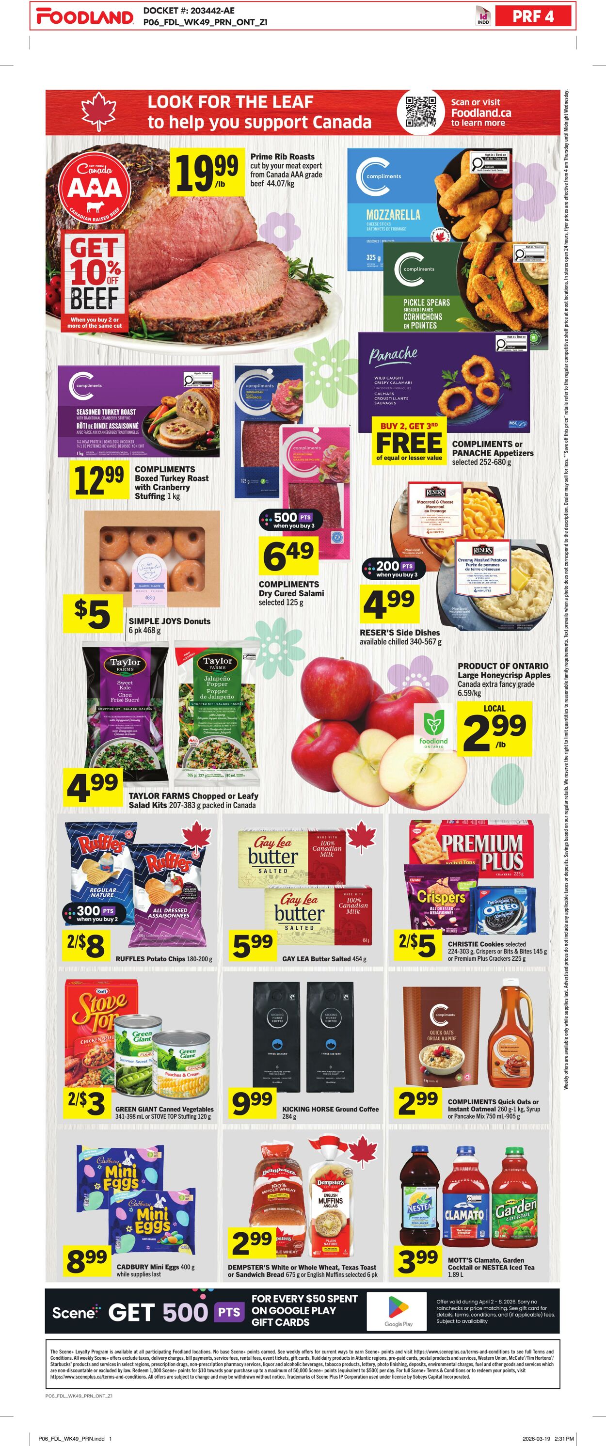 Circulaire Foodland 02.04.2026 - 08.04.2026