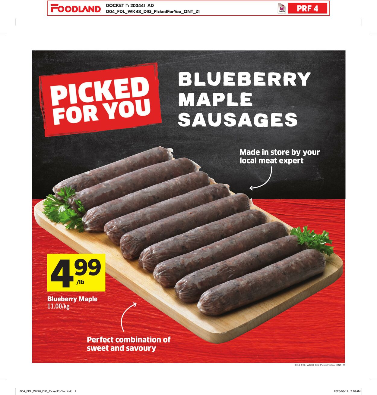 Circulaire Foodland 26.03.2026 - 01.04.2026
