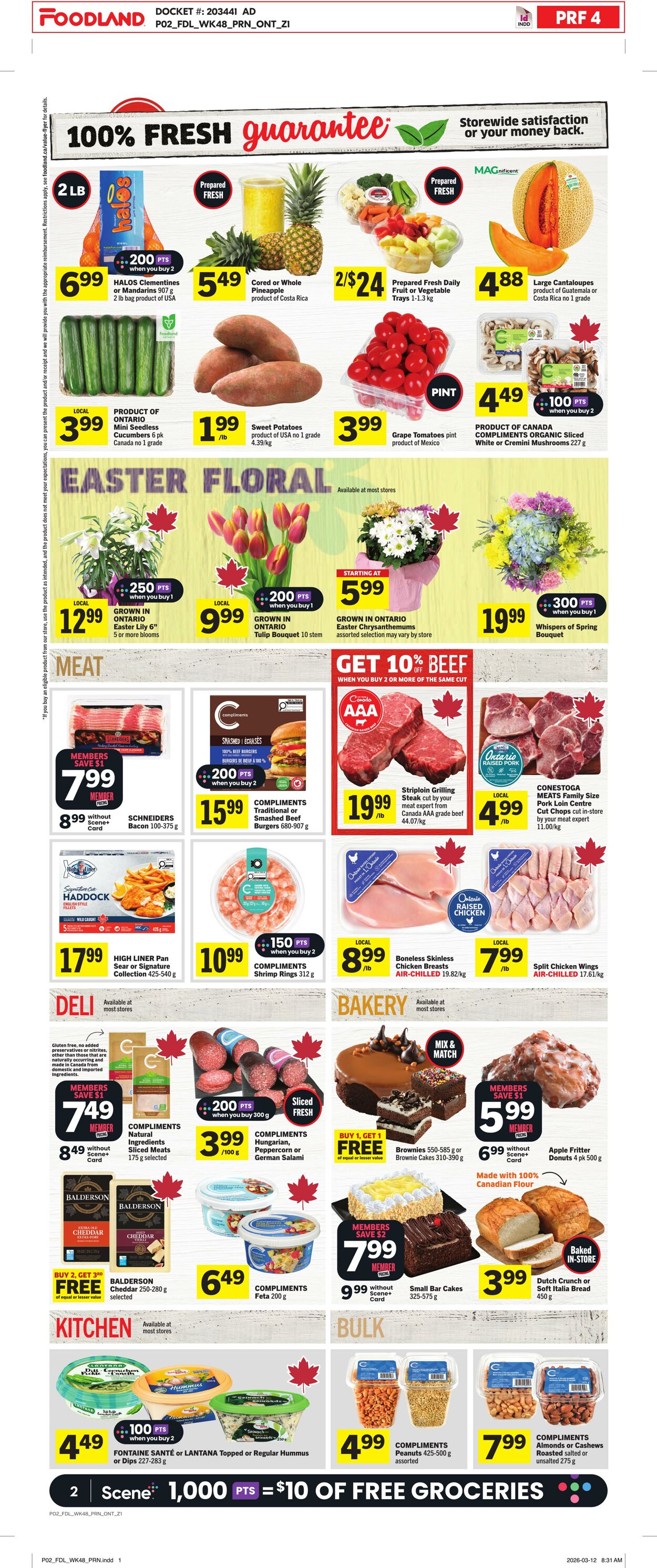 Circulaire Foodland 26.03.2026 - 01.04.2026