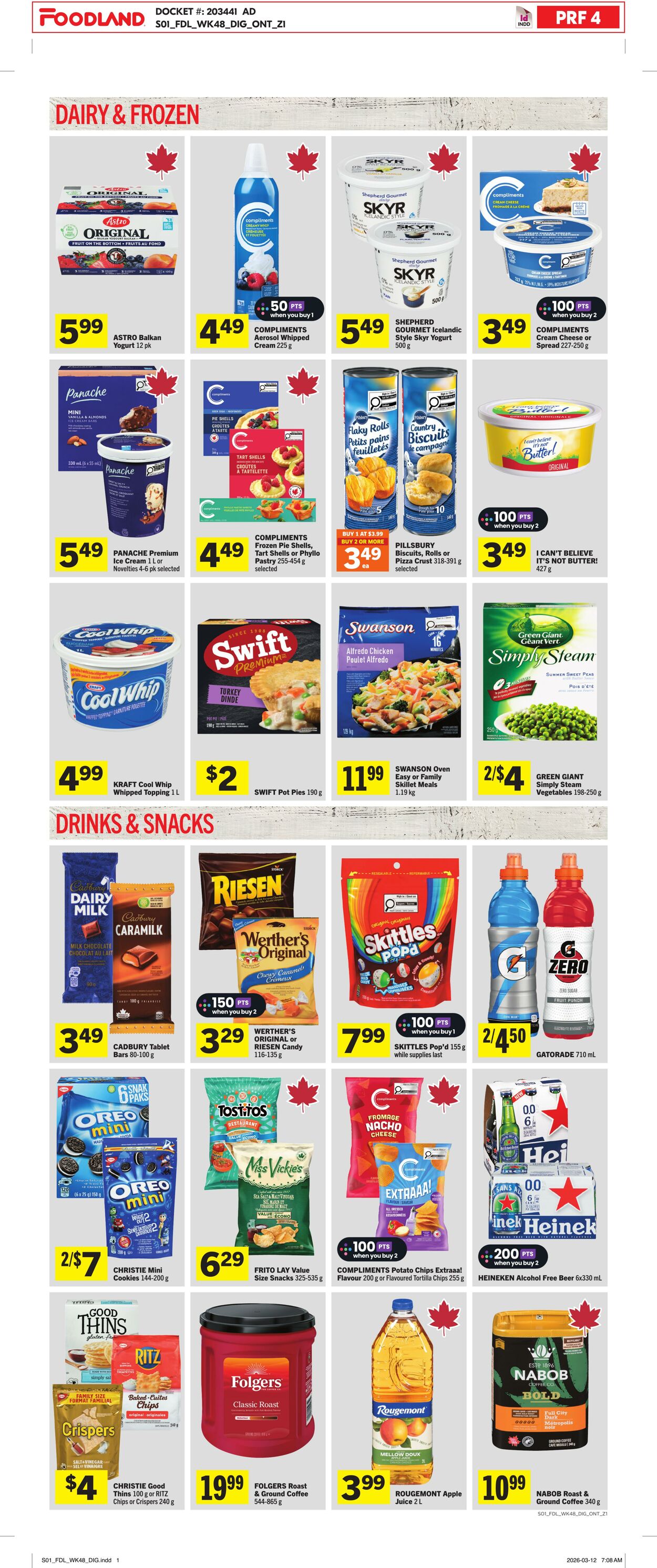 Circulaire Foodland 26.03.2026 - 01.04.2026