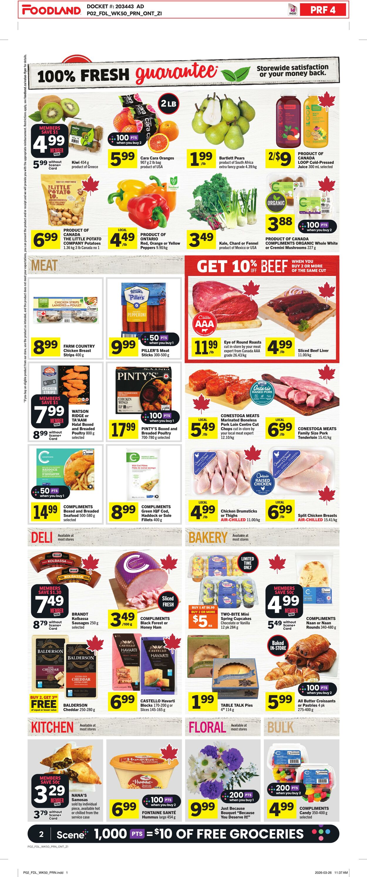 Circulaire Foodland 09.04.2026 - 15.04.2026