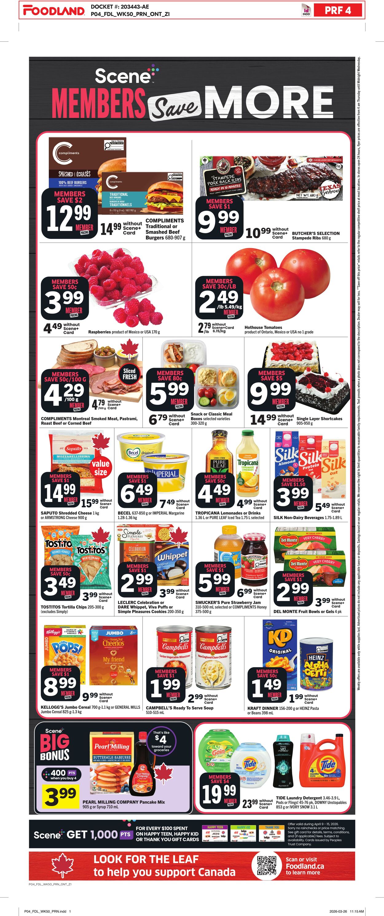 Circulaire Foodland 09.04.2026 - 15.04.2026