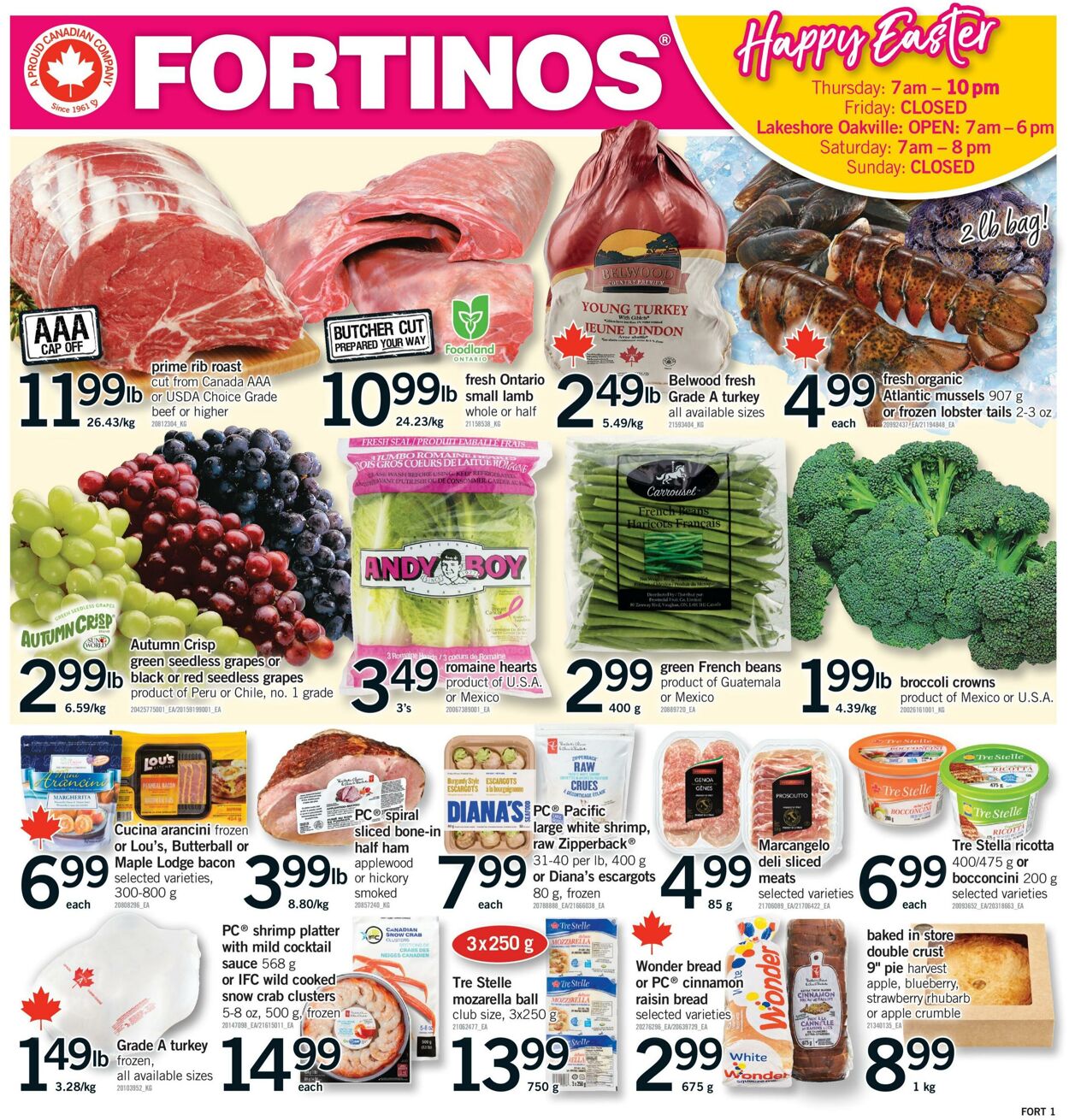 Circulaire Fortinos 02.04.2026 - 04.04.2026
