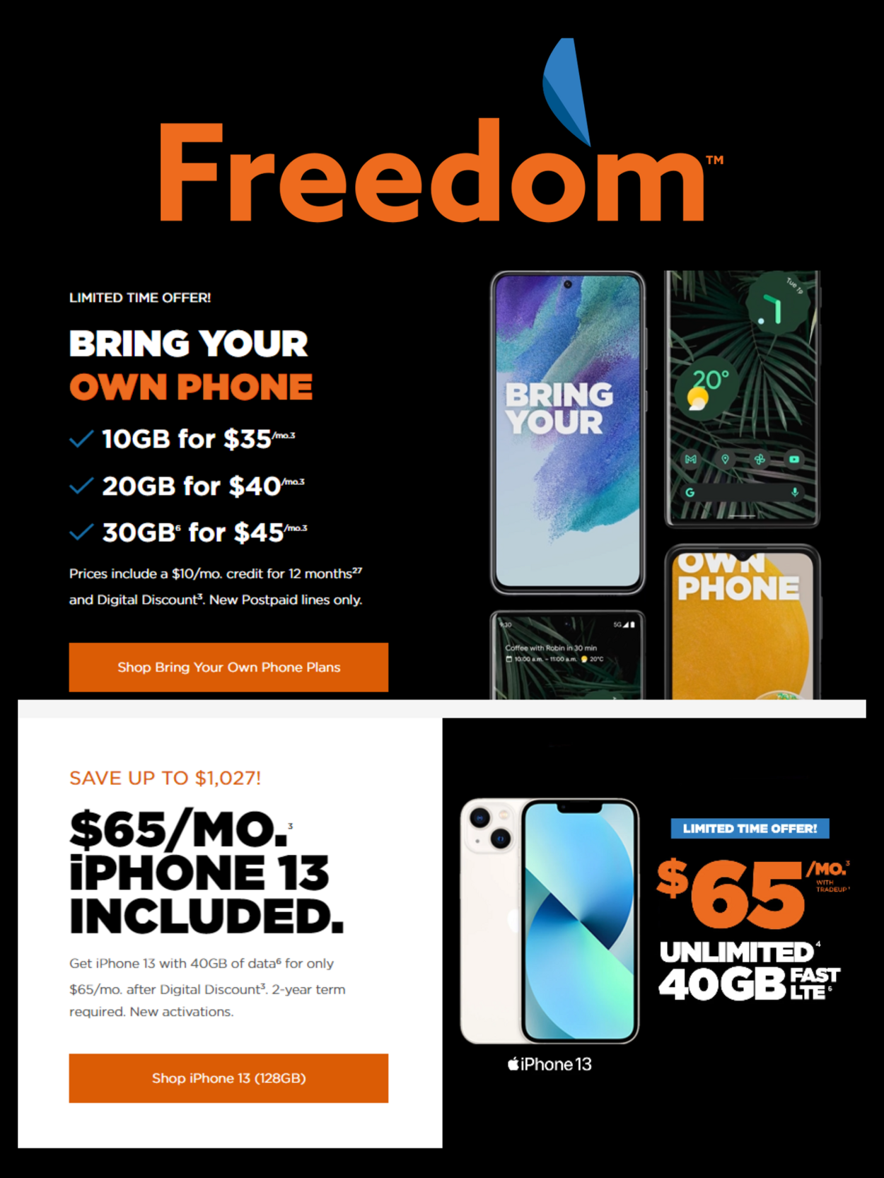 Freedom Mobile Circulaires
