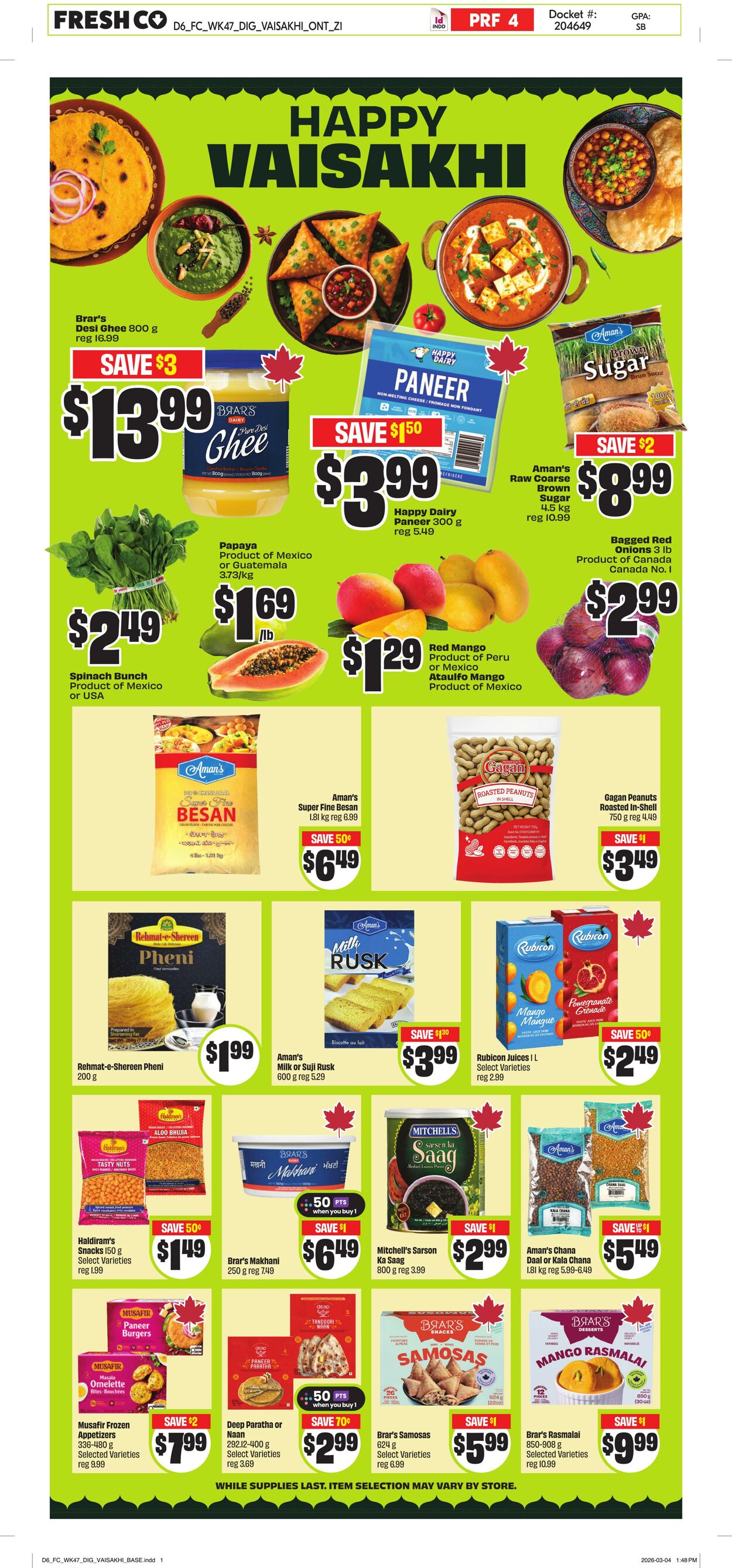 Circulaire FreshCo 19.03.2026 - 25.03.2026