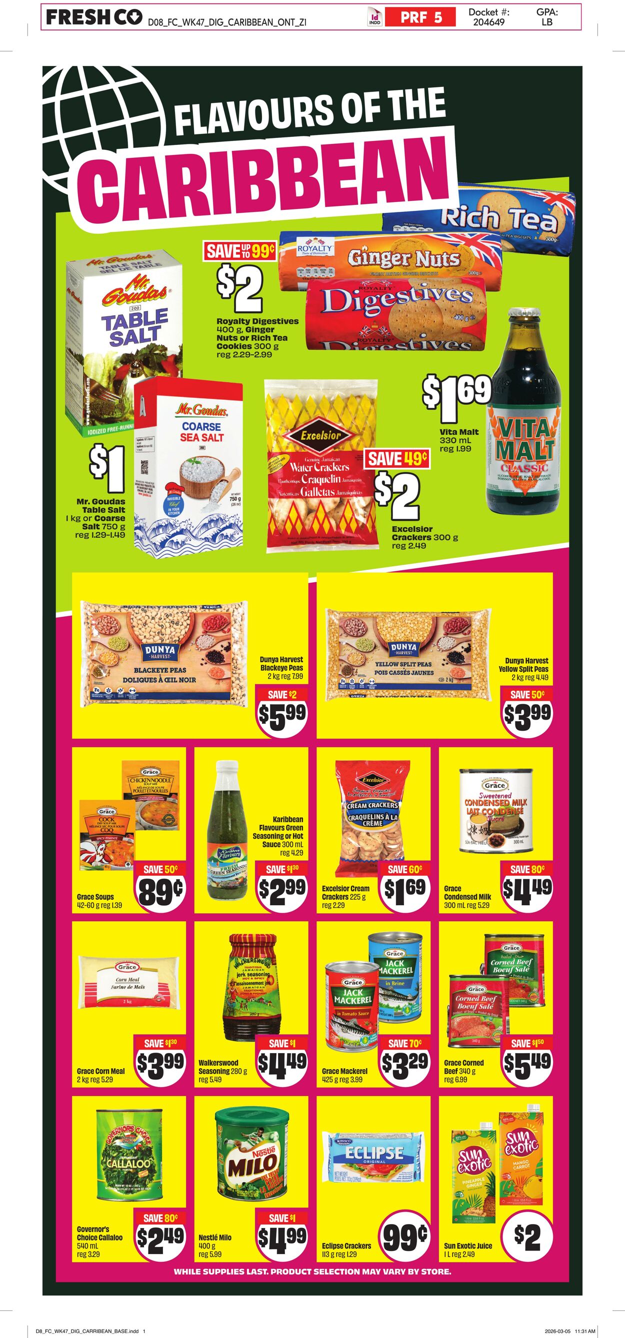Circulaire FreshCo 19.03.2026 - 25.03.2026