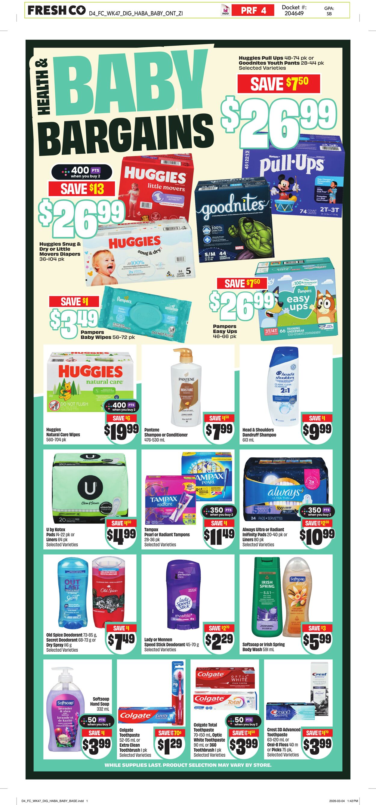 Circulaire FreshCo 19.03.2026 - 25.03.2026