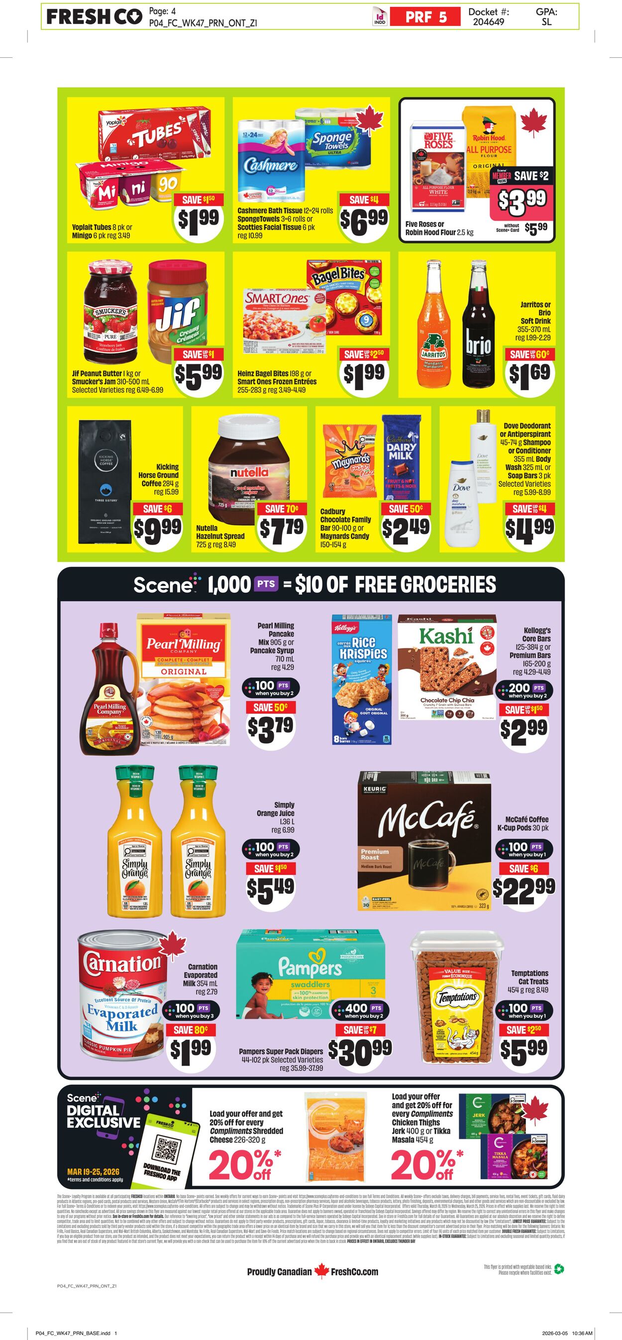 Circulaire FreshCo 19.03.2026 - 25.03.2026