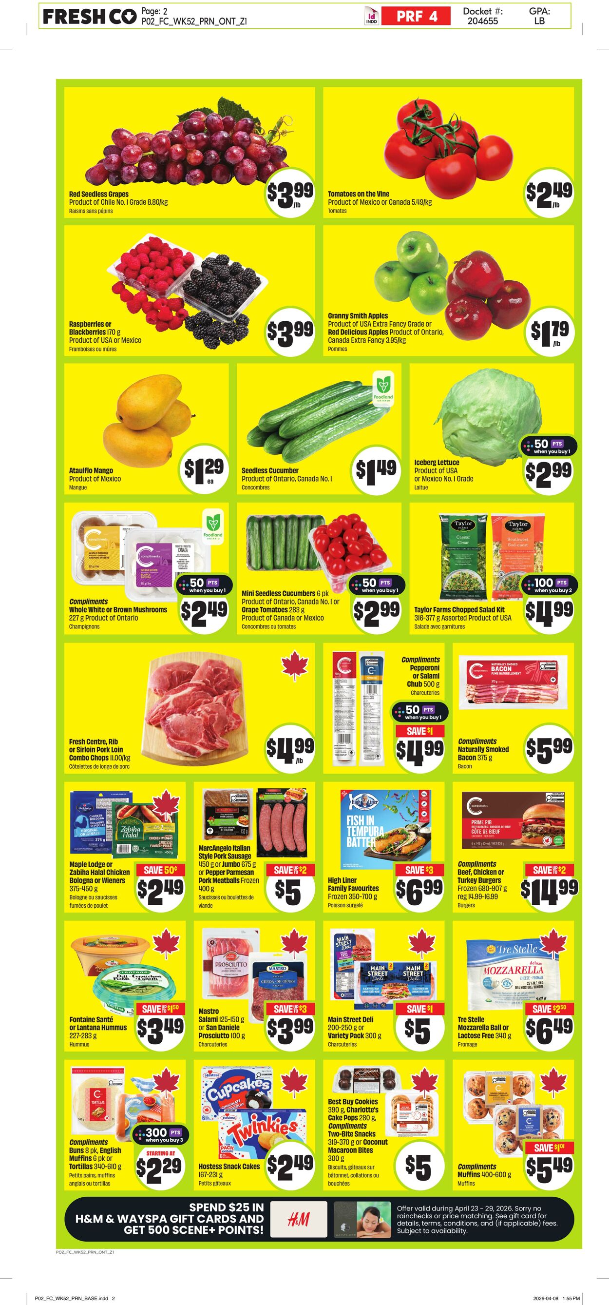 Circulaire FreshCo 23.04.2026 - 29.04.2026
