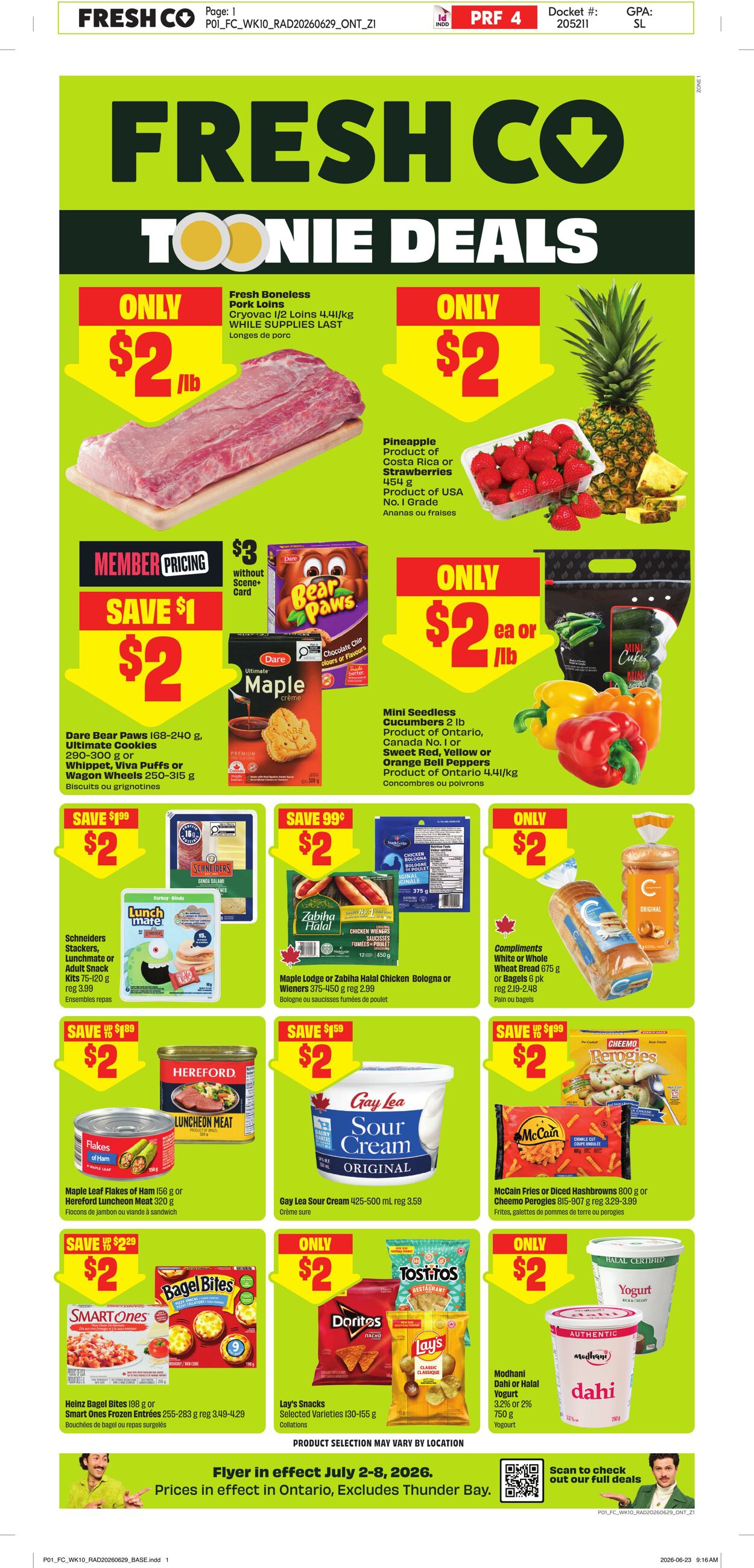 Circulaire FreshCo - Flyer 2 juil. 2026 - 8 juil. 2026