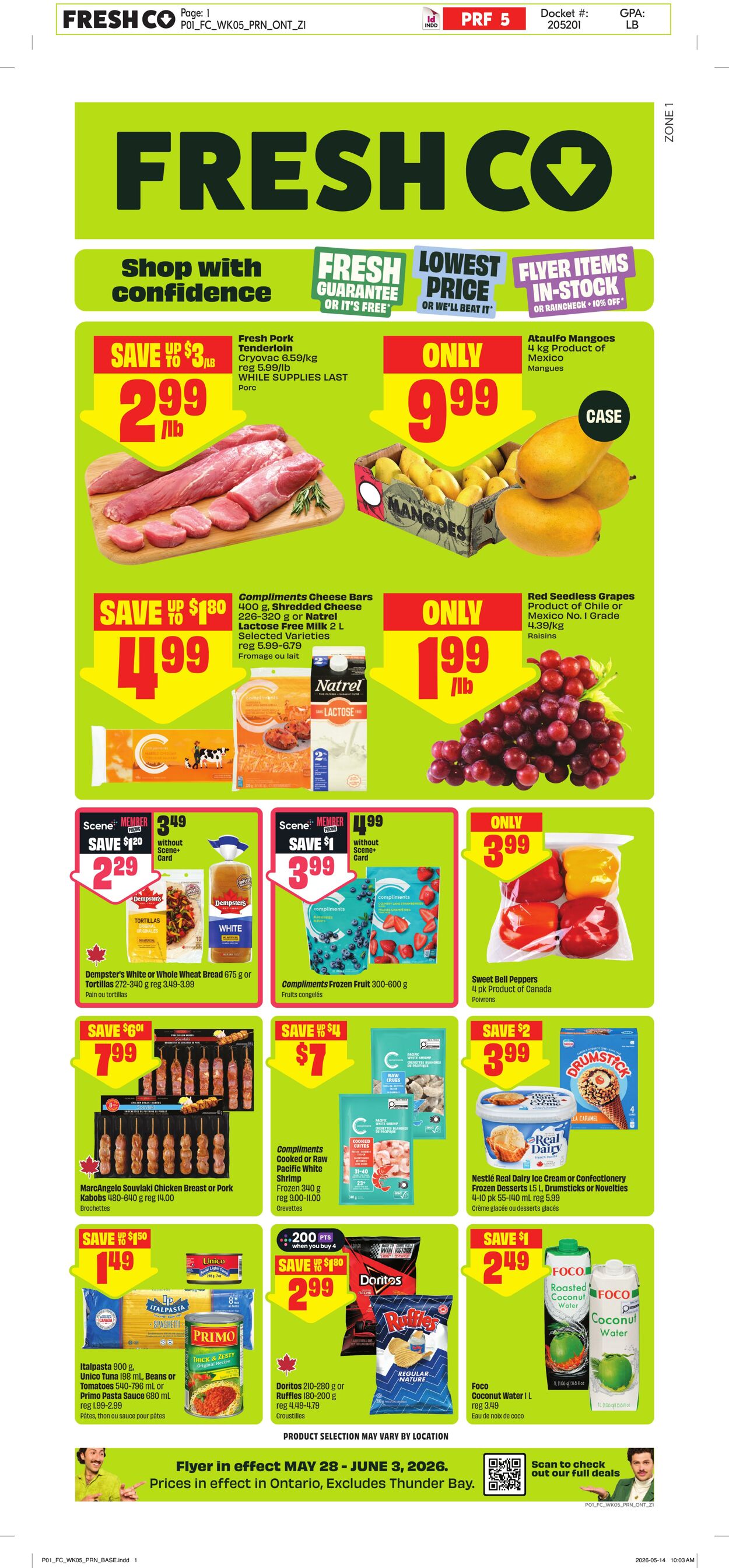 Circulaire FreshCo 28.05.2026 - 03.06.2026