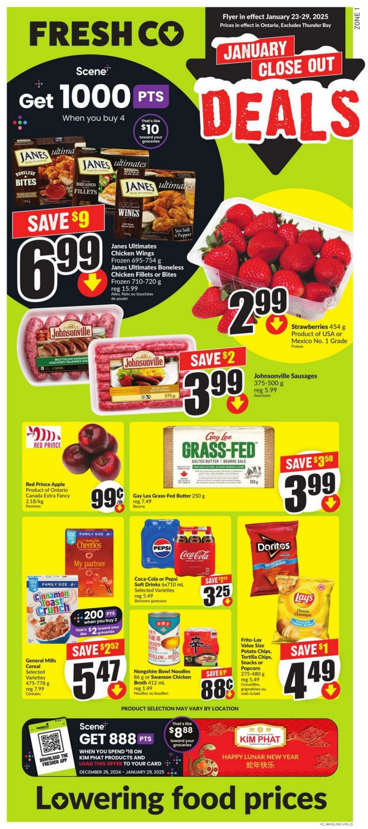 Circulaire FreshCo - Flyer 23 janv. 2025 - 29 janv. 2025