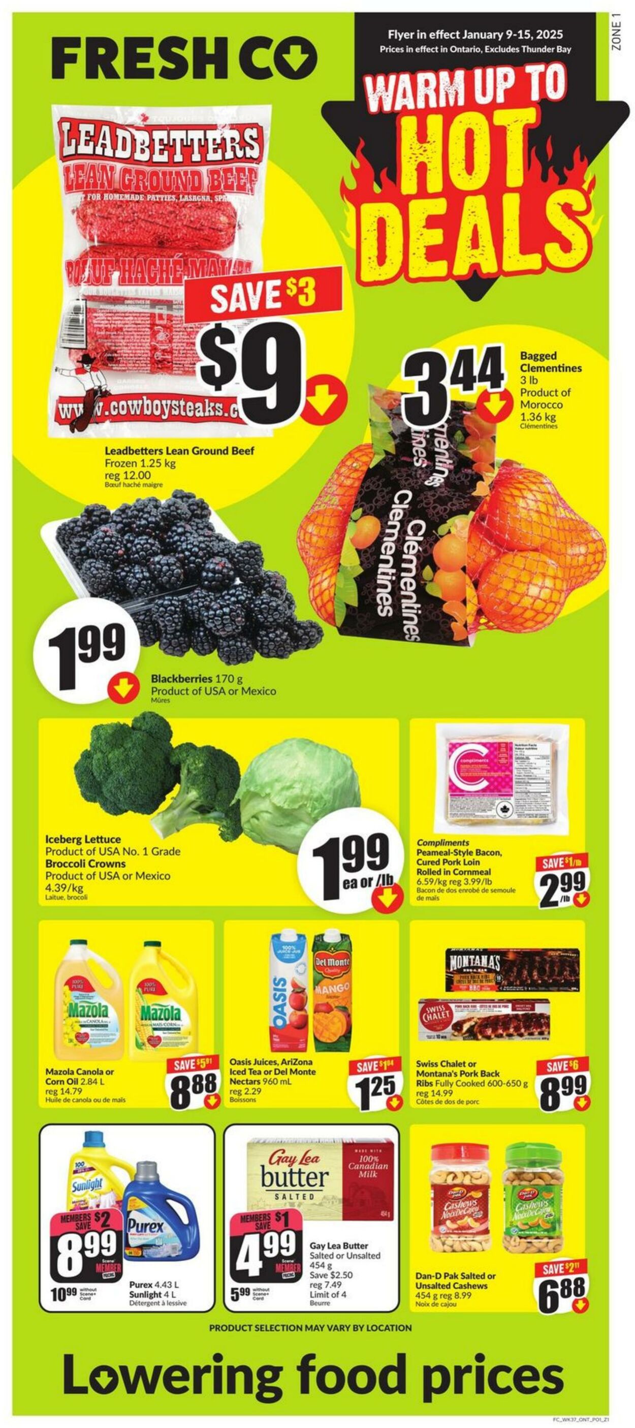 Circulaire FreshCo - Flyer 9 janv. 2025 - 15 janv. 2025