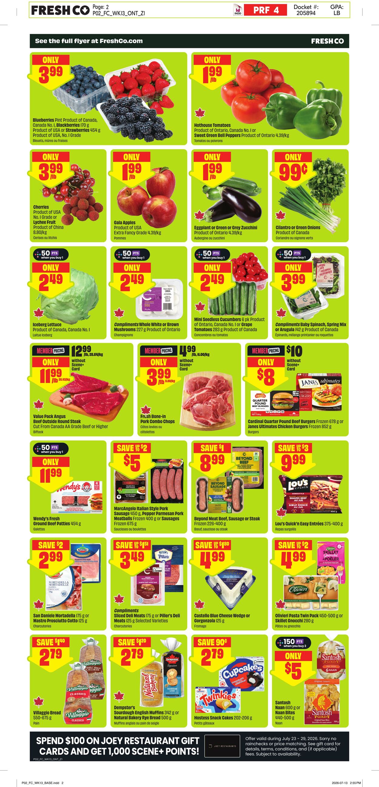 Circulaire FreshCo 23.07.2026 - 29.07.2026