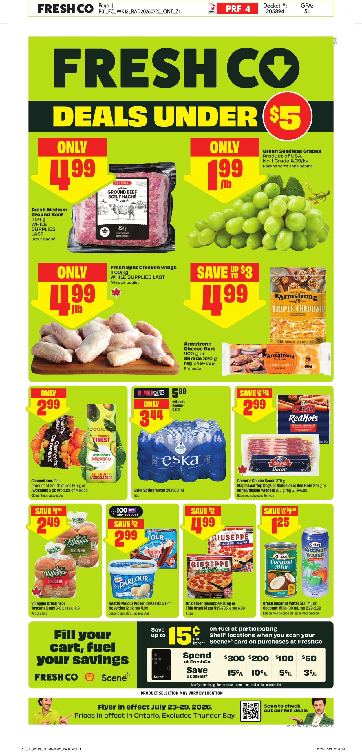 Circulaire FreshCo - Flyer 23 juil. 2026 - 29 juil. 2026