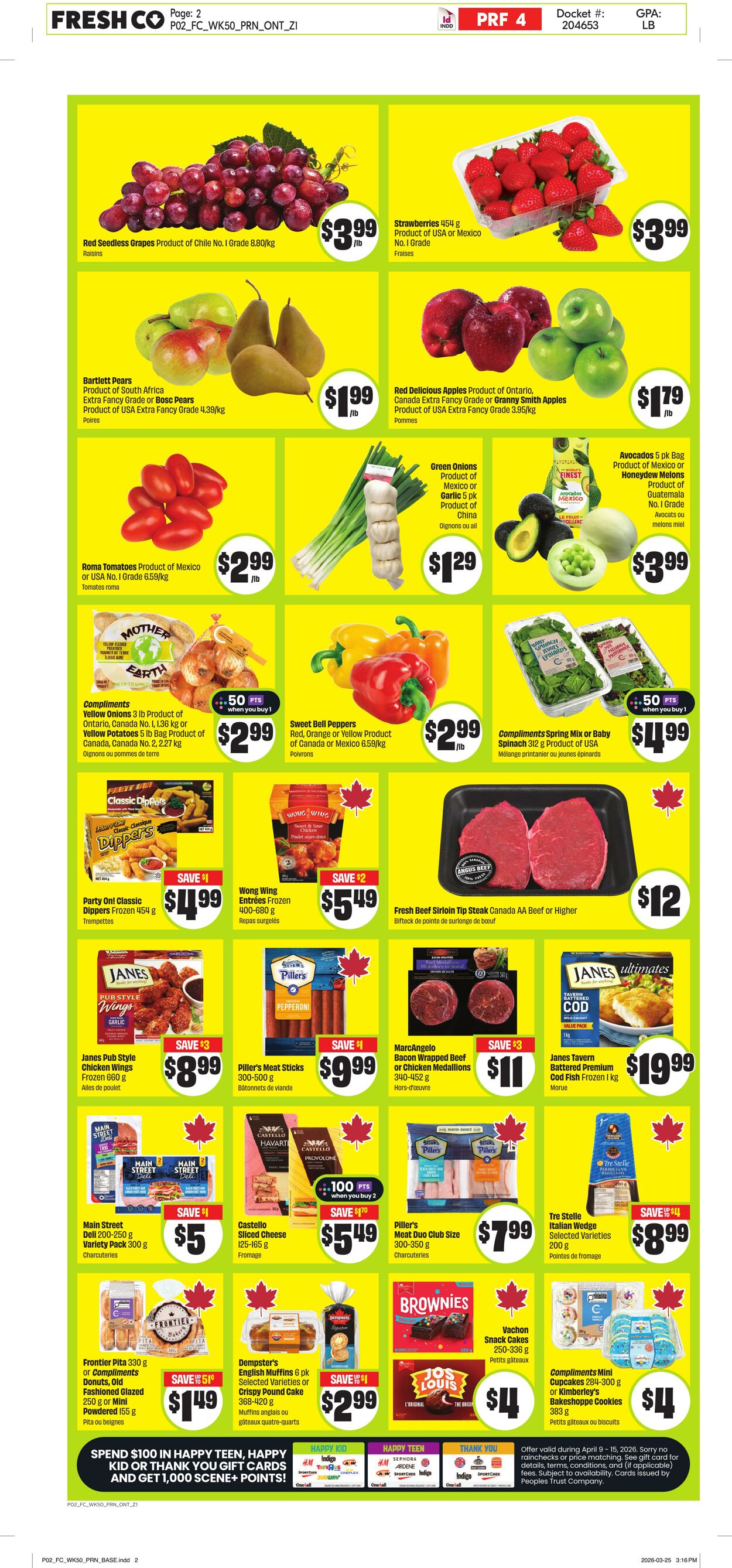 Circulaire FreshCo 09.04.2026 - 15.04.2026