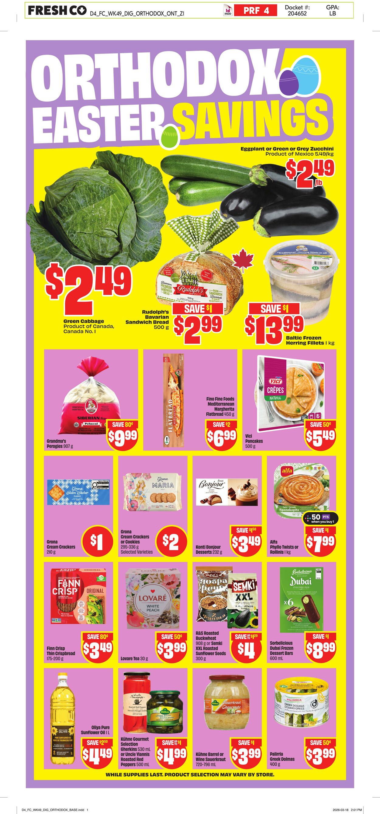 Circulaire FreshCo 02.04.2026 - 08.04.2026