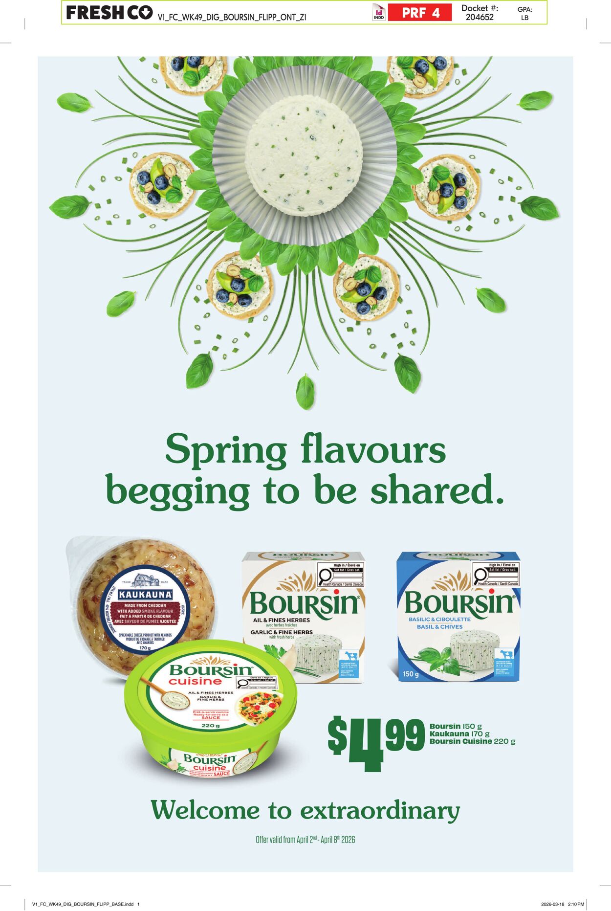 Circulaire FreshCo 02.04.2026 - 08.04.2026