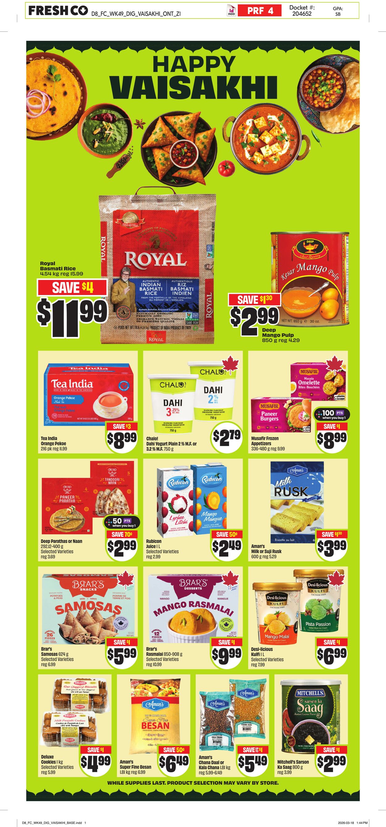 Circulaire FreshCo 02.04.2026 - 08.04.2026