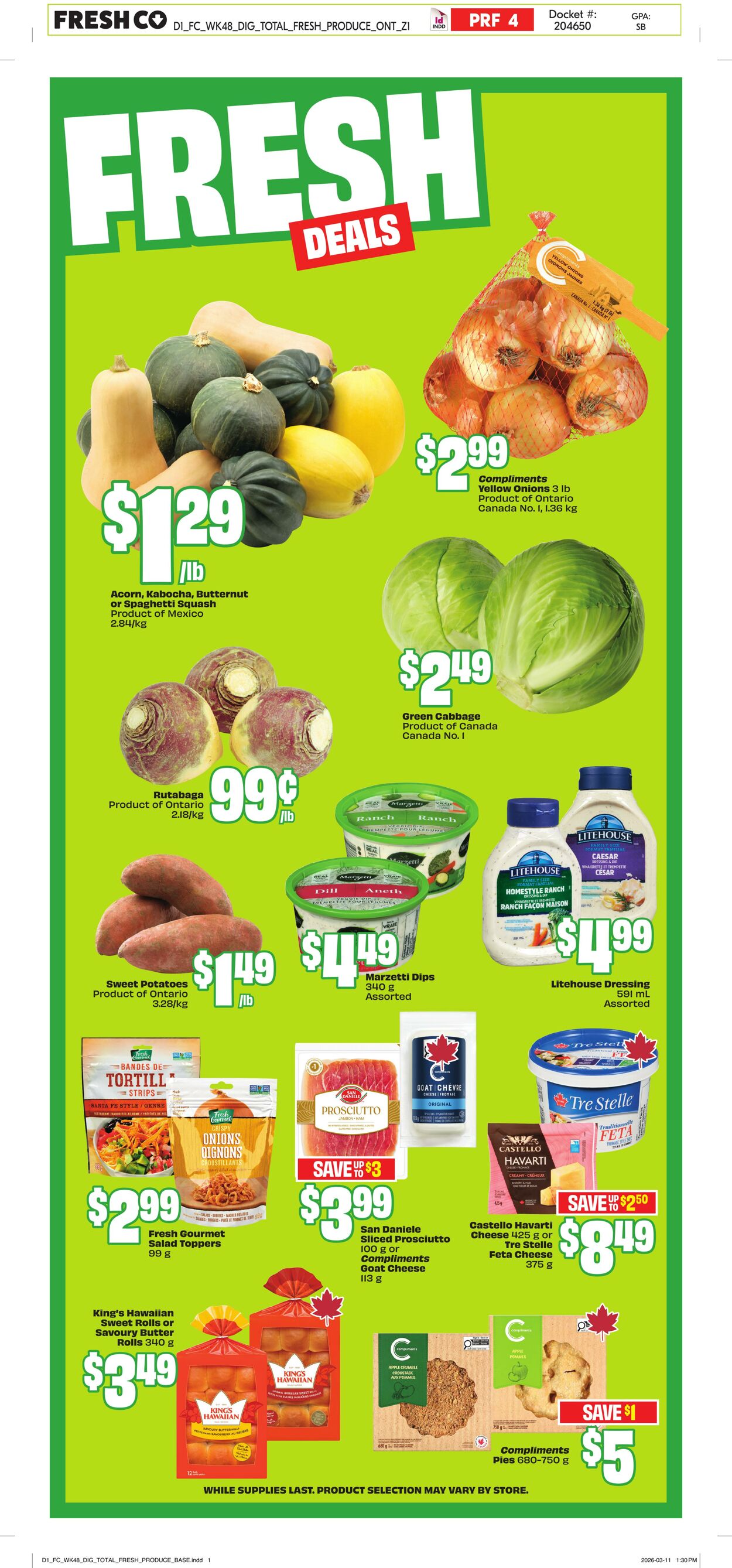 Circulaire FreshCo 26.03.2026 - 01.04.2026