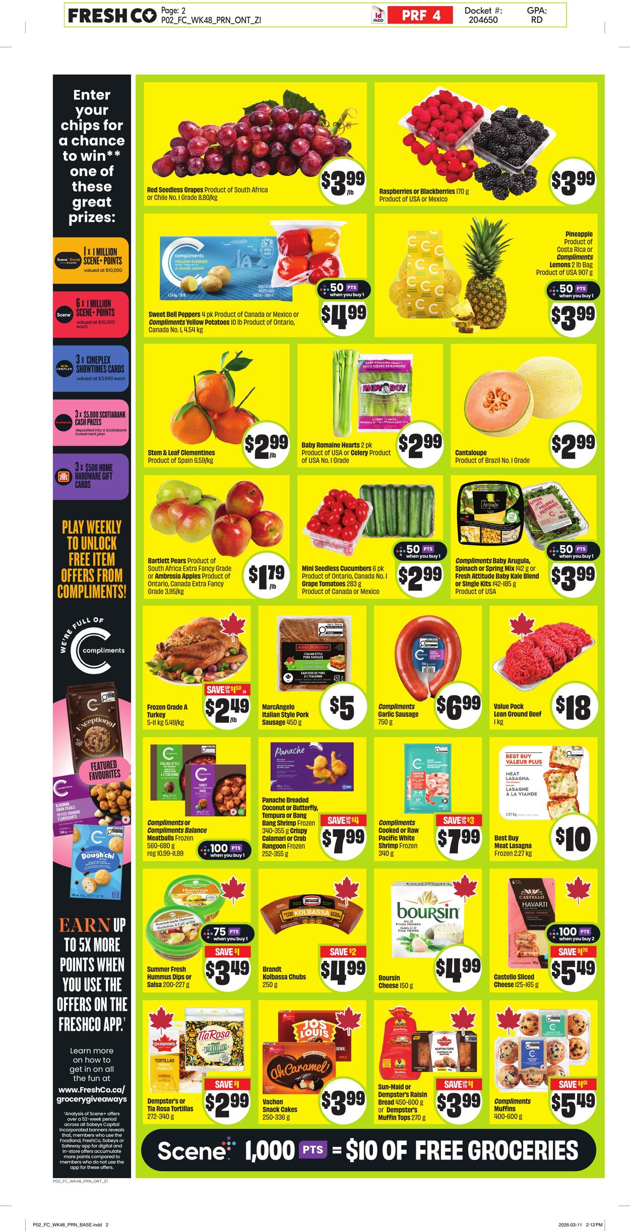 Circulaire FreshCo 26.03.2026 - 01.04.2026