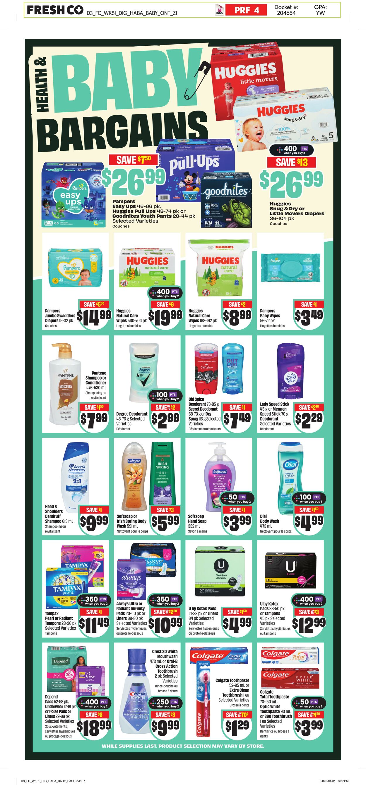 Circulaire FreshCo 16.04.2026 - 22.04.2026