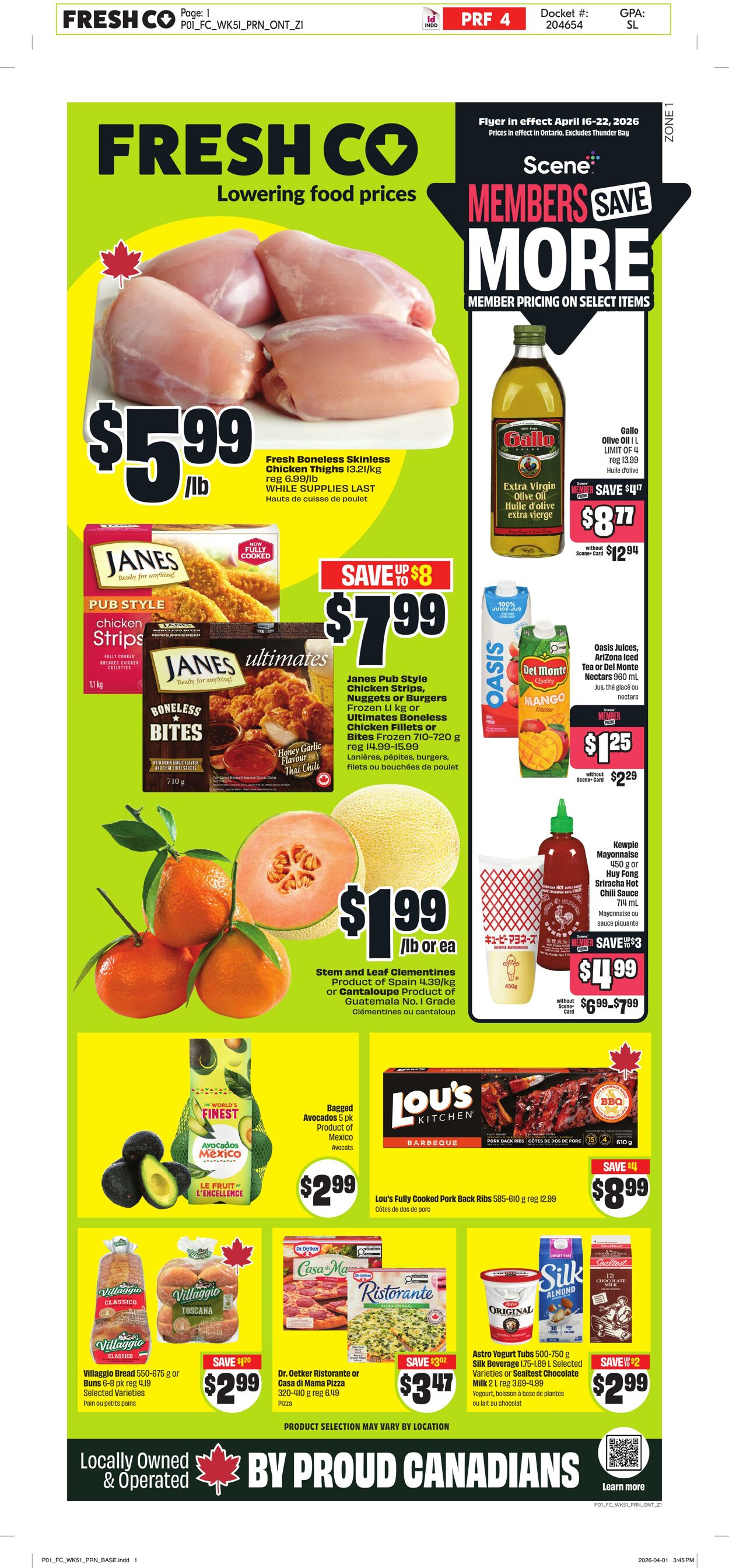 Circulaire FreshCo 16.04.2026 - 22.04.2026