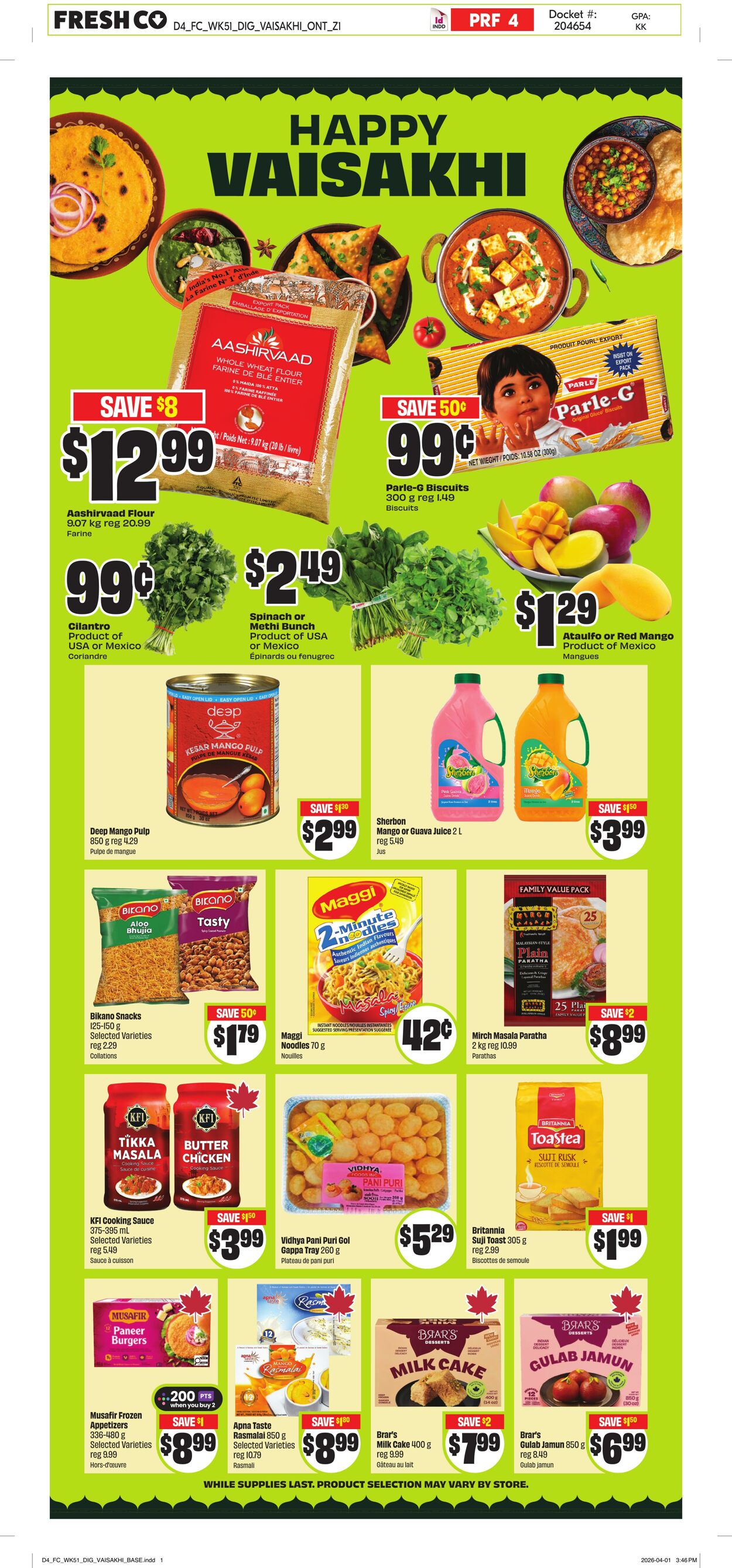 Circulaire FreshCo 16.04.2026 - 22.04.2026