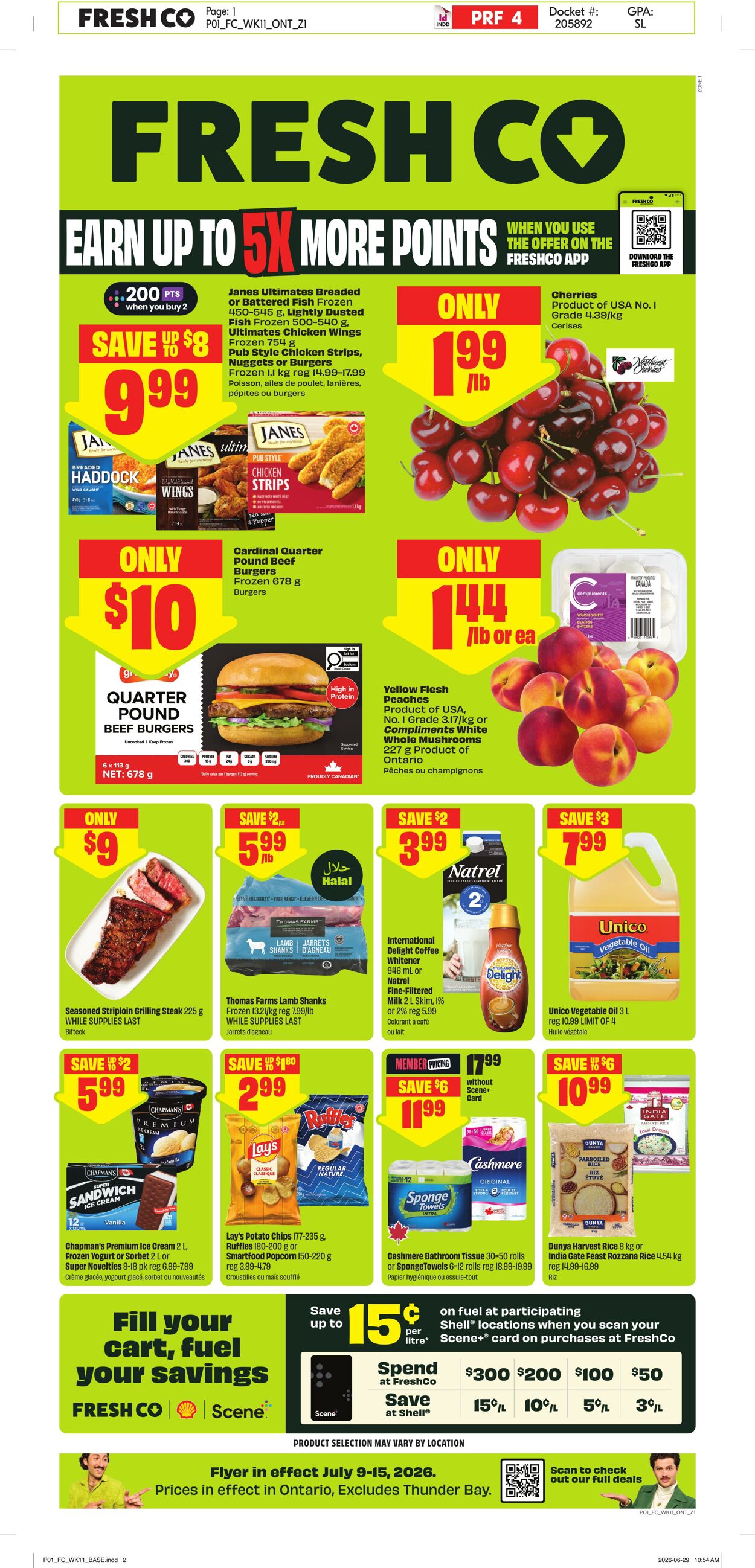 Circulaire FreshCo - Flyer 9 juil. 2026 - 15 juil. 2026