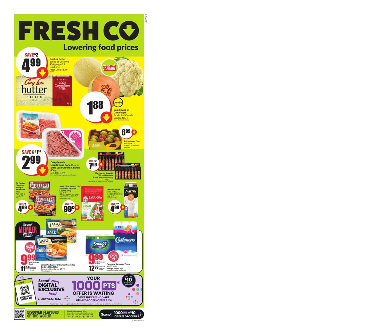 Circulaire FreshCo 08.08.2024 - 15.08.2024